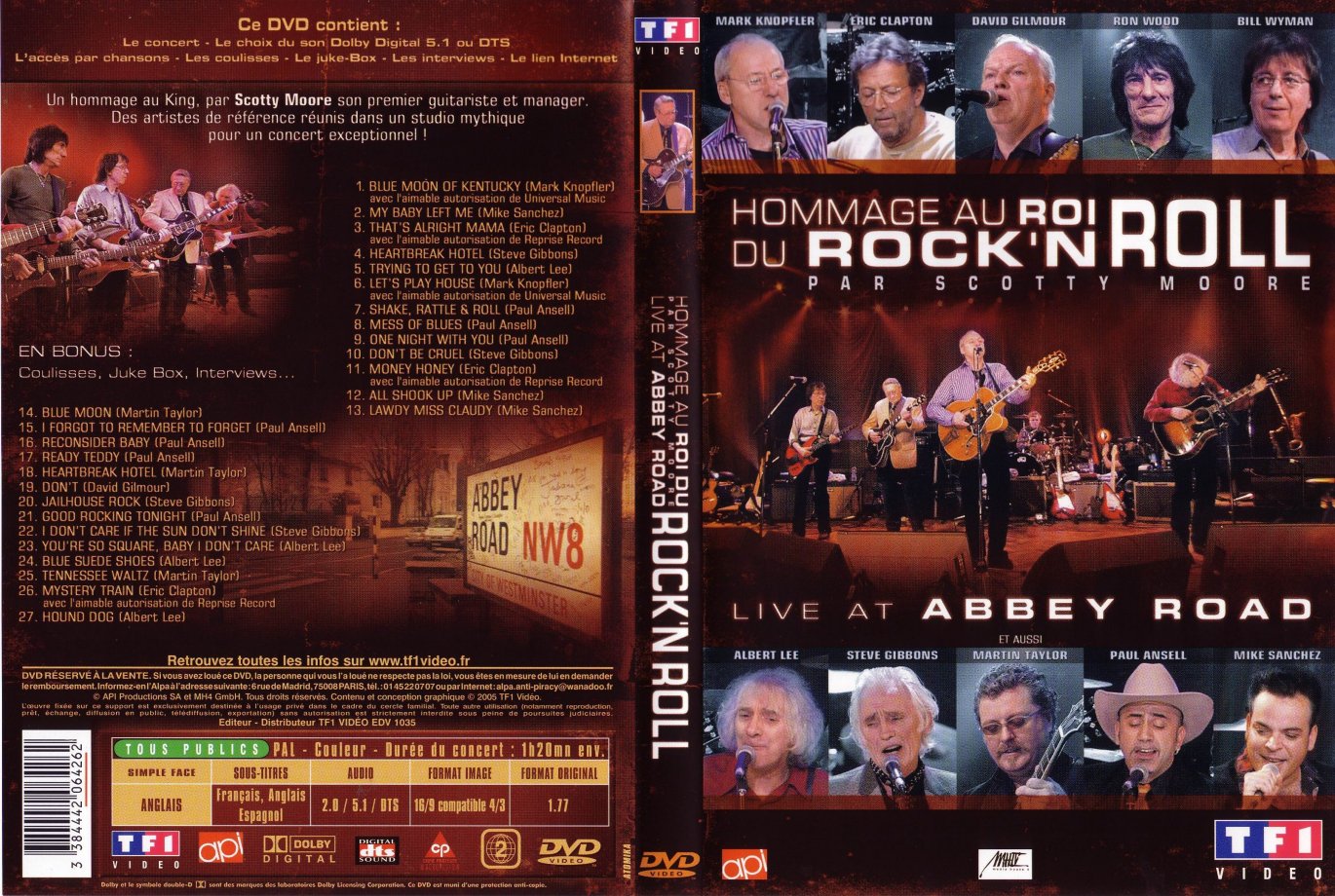 Jaquette DVD Hommage au roi du rock n roll