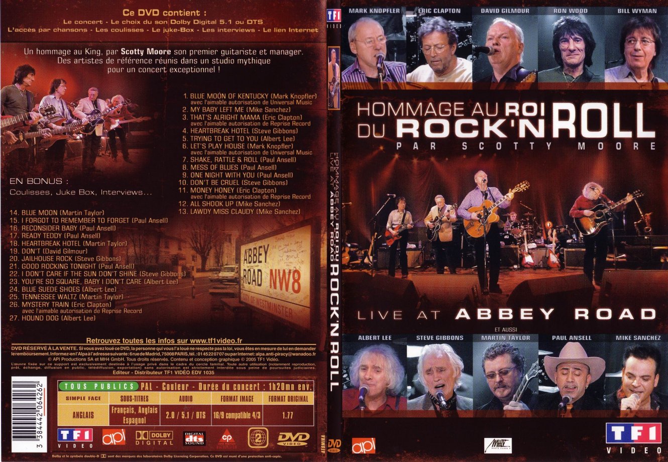 Jaquette DVD Hommage au roi du rock n roll - SLIM