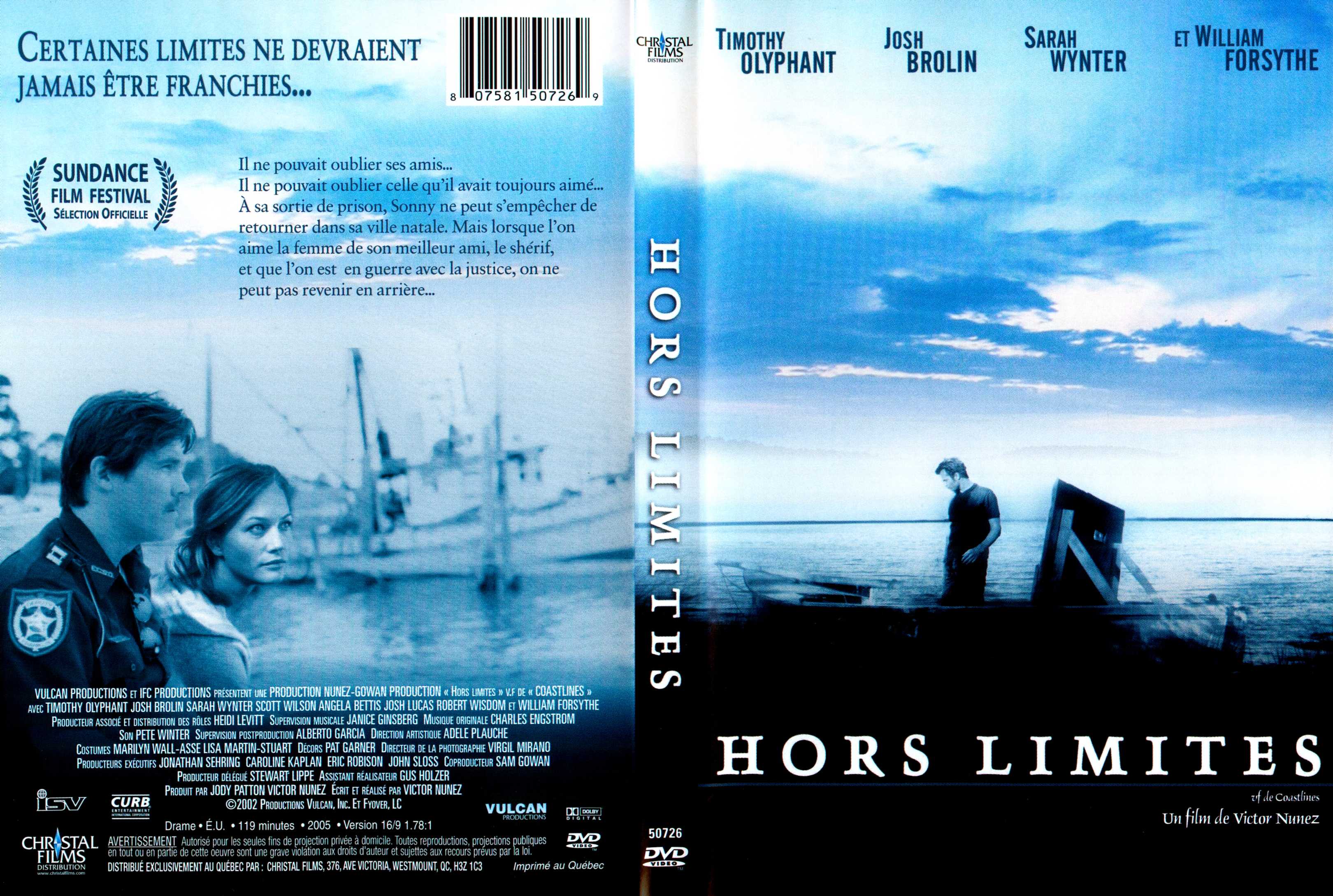 Jaquette DVD Hors limites (2005)