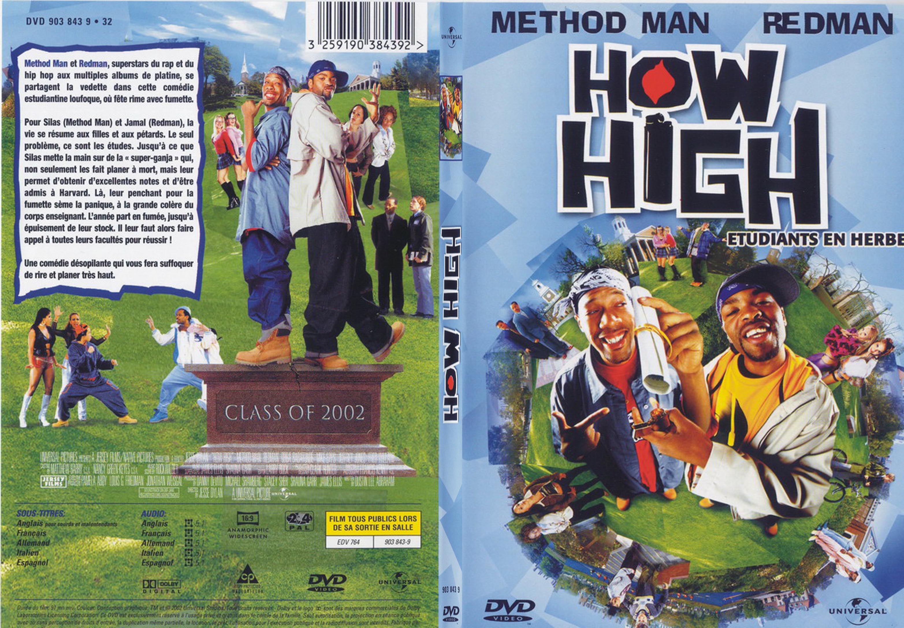 Jaquette DVD How High - SLIM