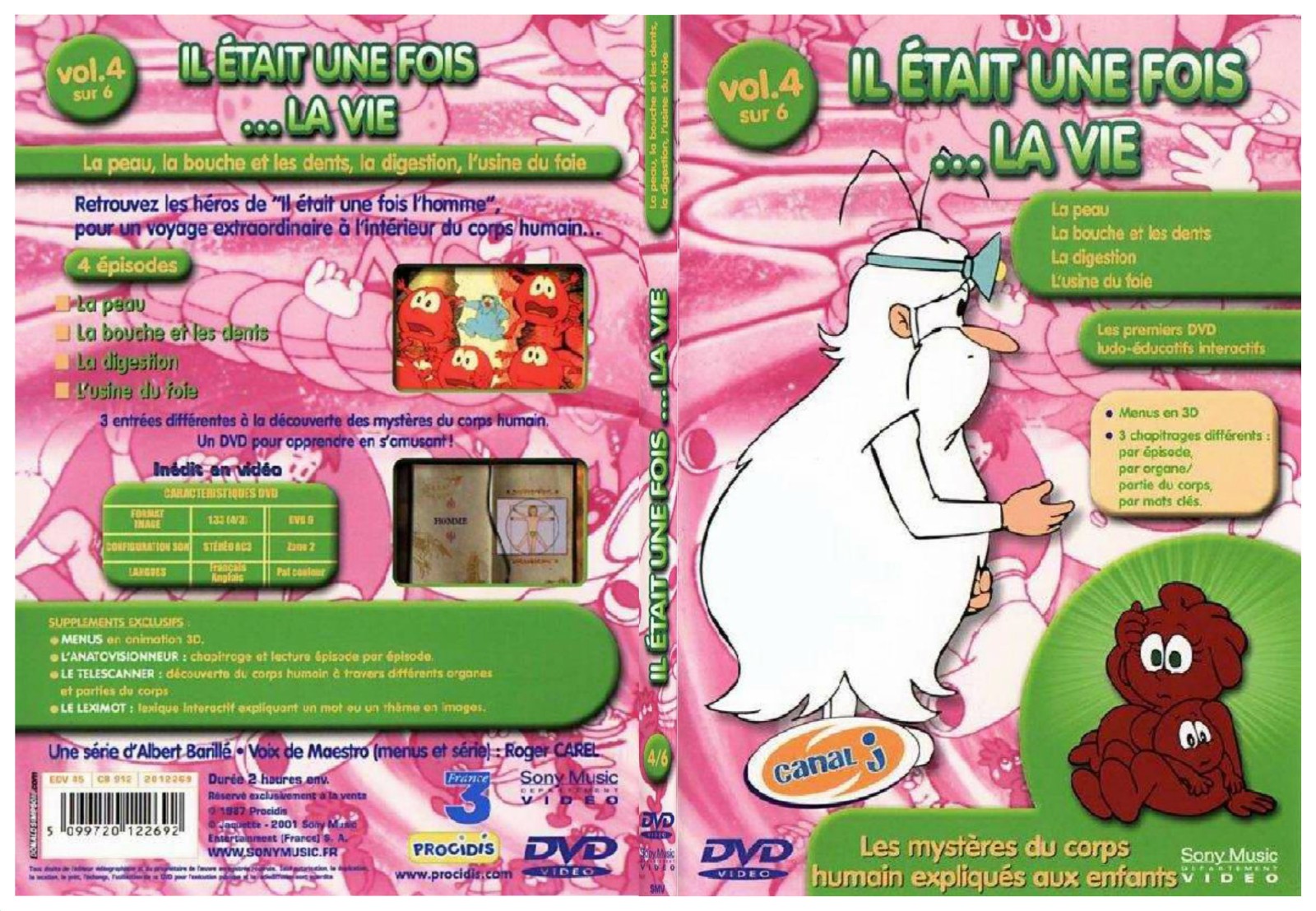 Jaquette DVD Il etait une fois la vie vol 4 - SLIM