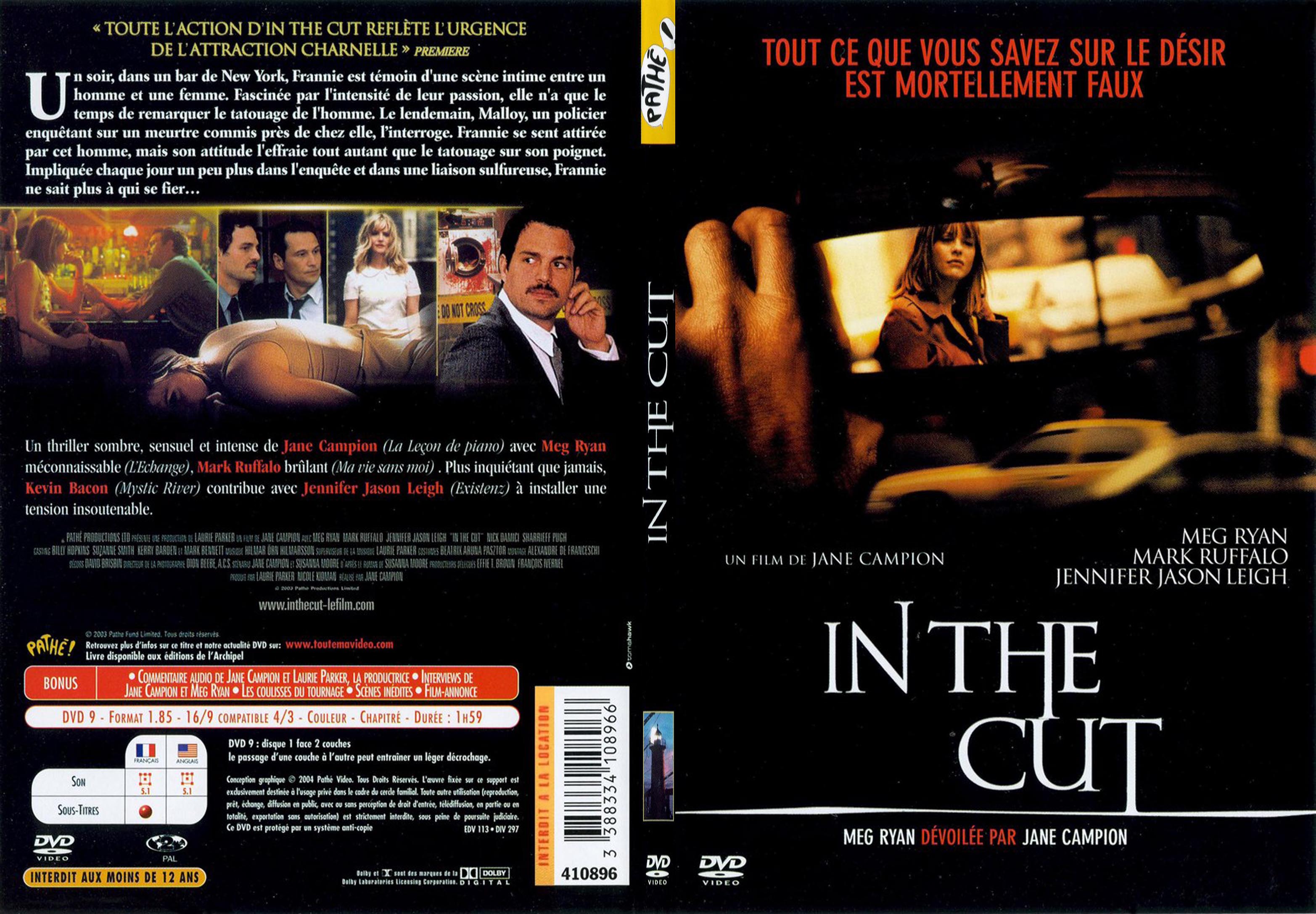 Jaquette DVD In the cut - SLIM