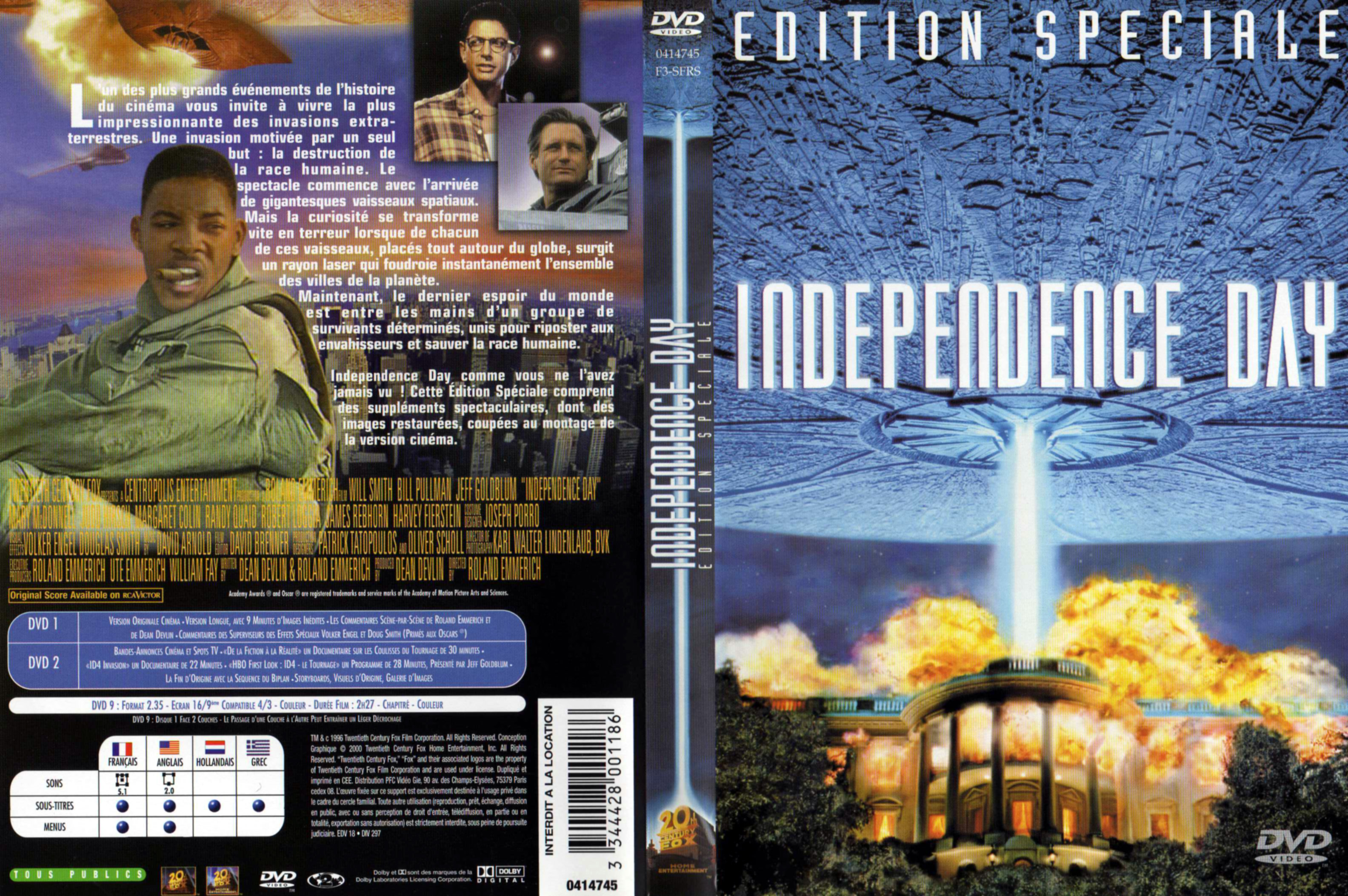Jaquette DVD Independence day