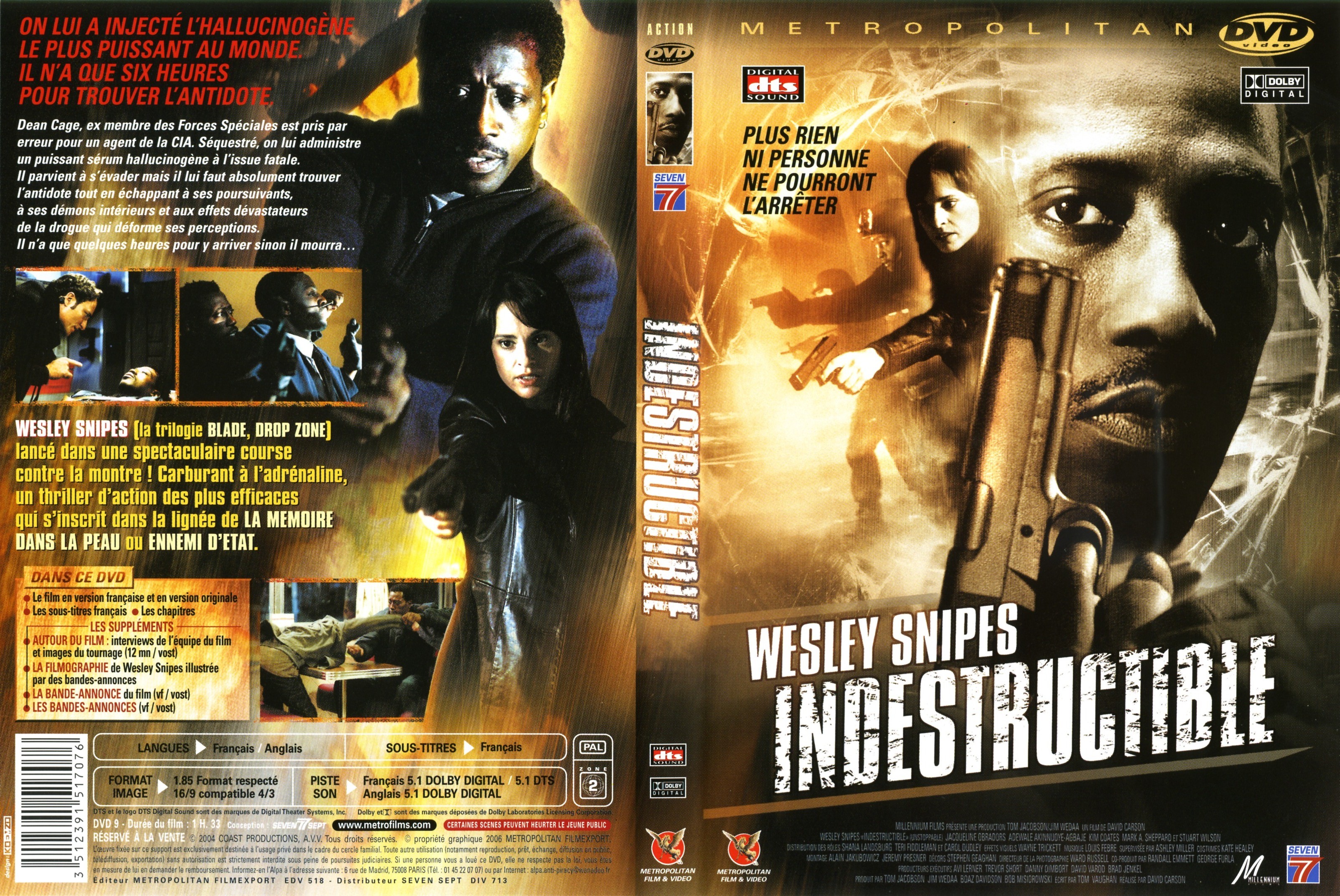 Jaquette DVD Indestructible v2