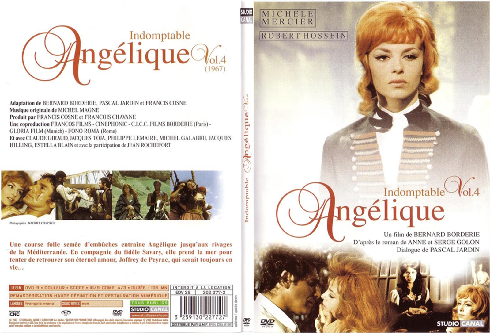 Jaquette DVD Indomptable Anglique - SLIM