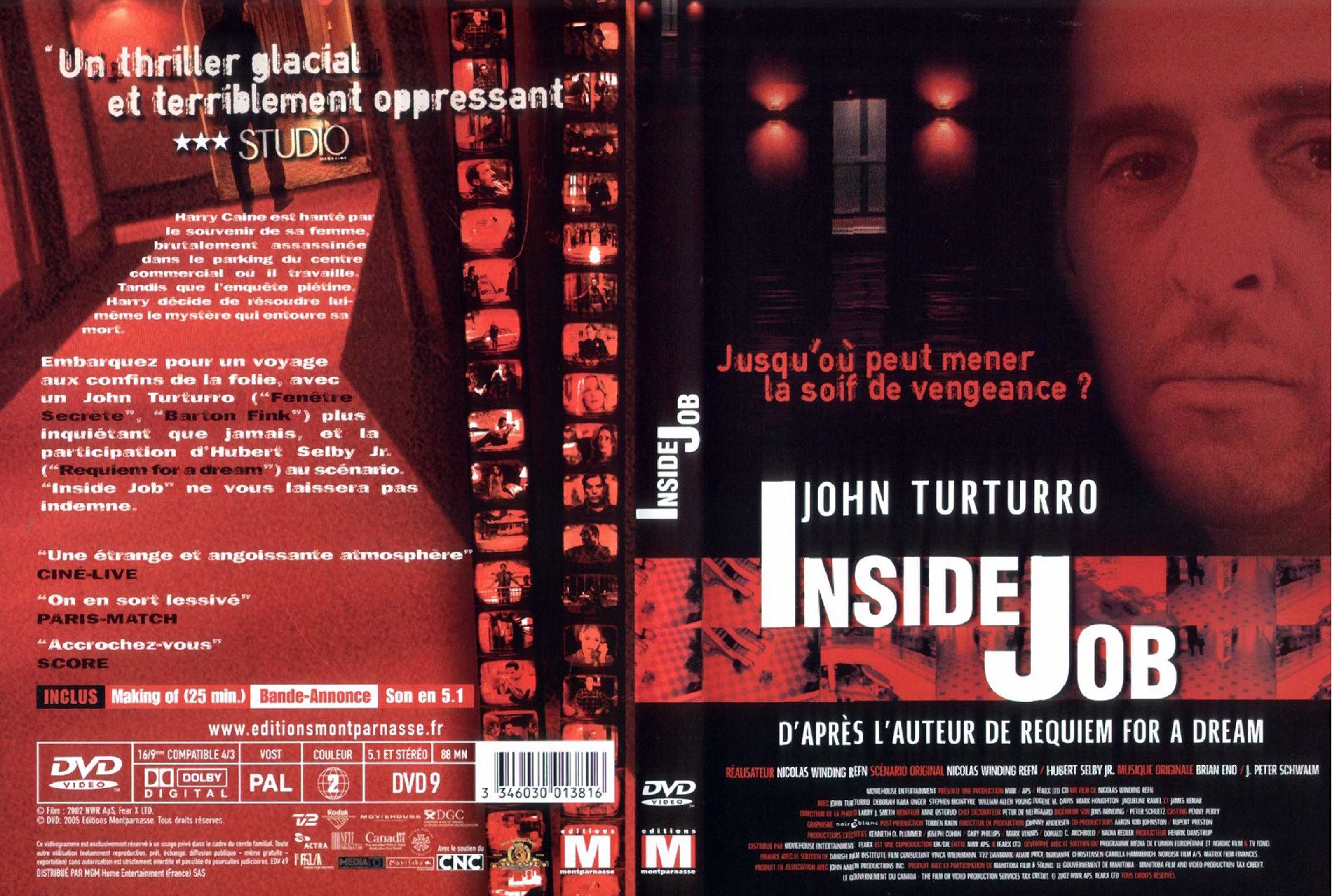 Jaquette DVD Inside job