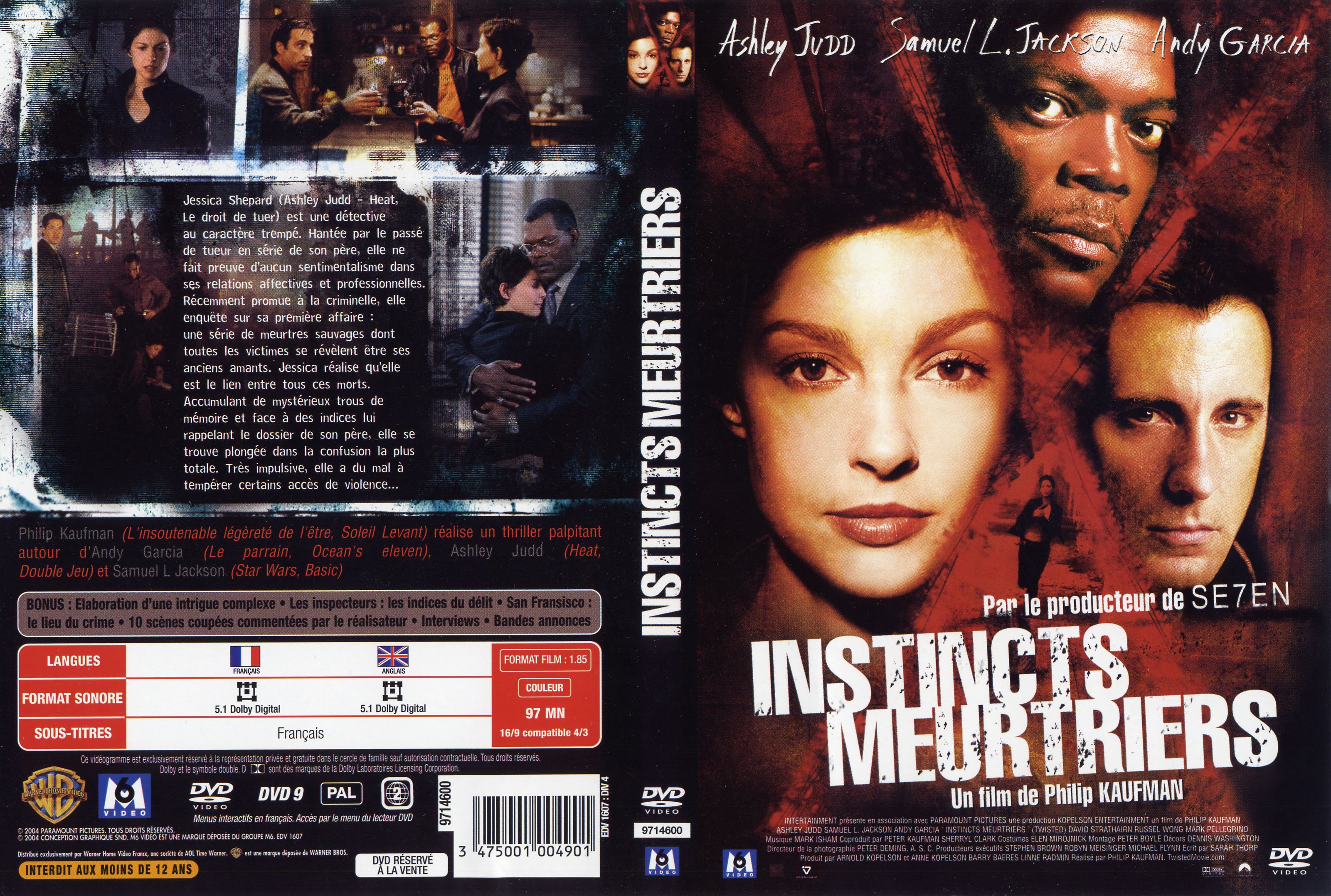 Jaquette DVD Instincts meurtriers