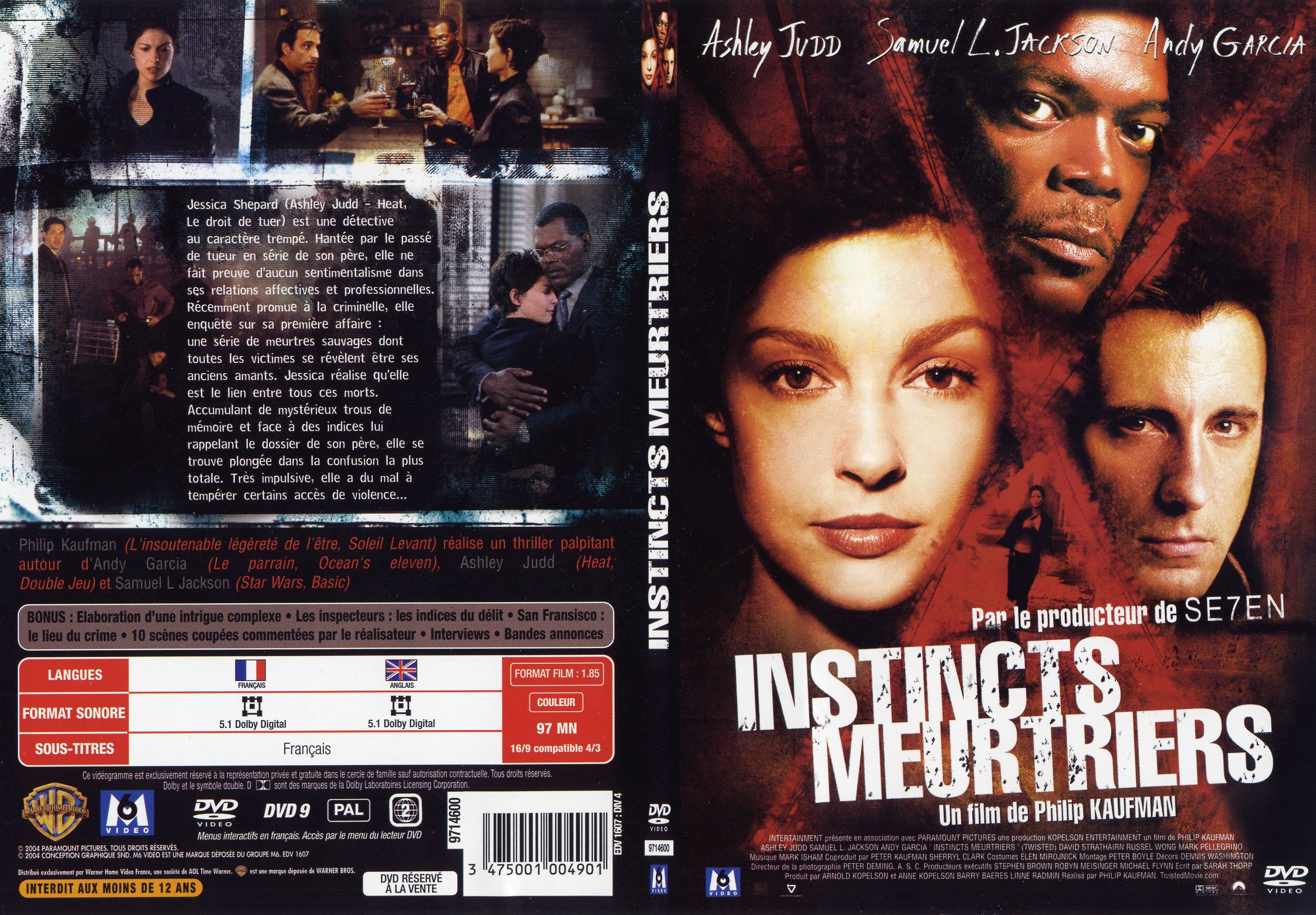 Jaquette DVD Instincts meurtriers - SLIM