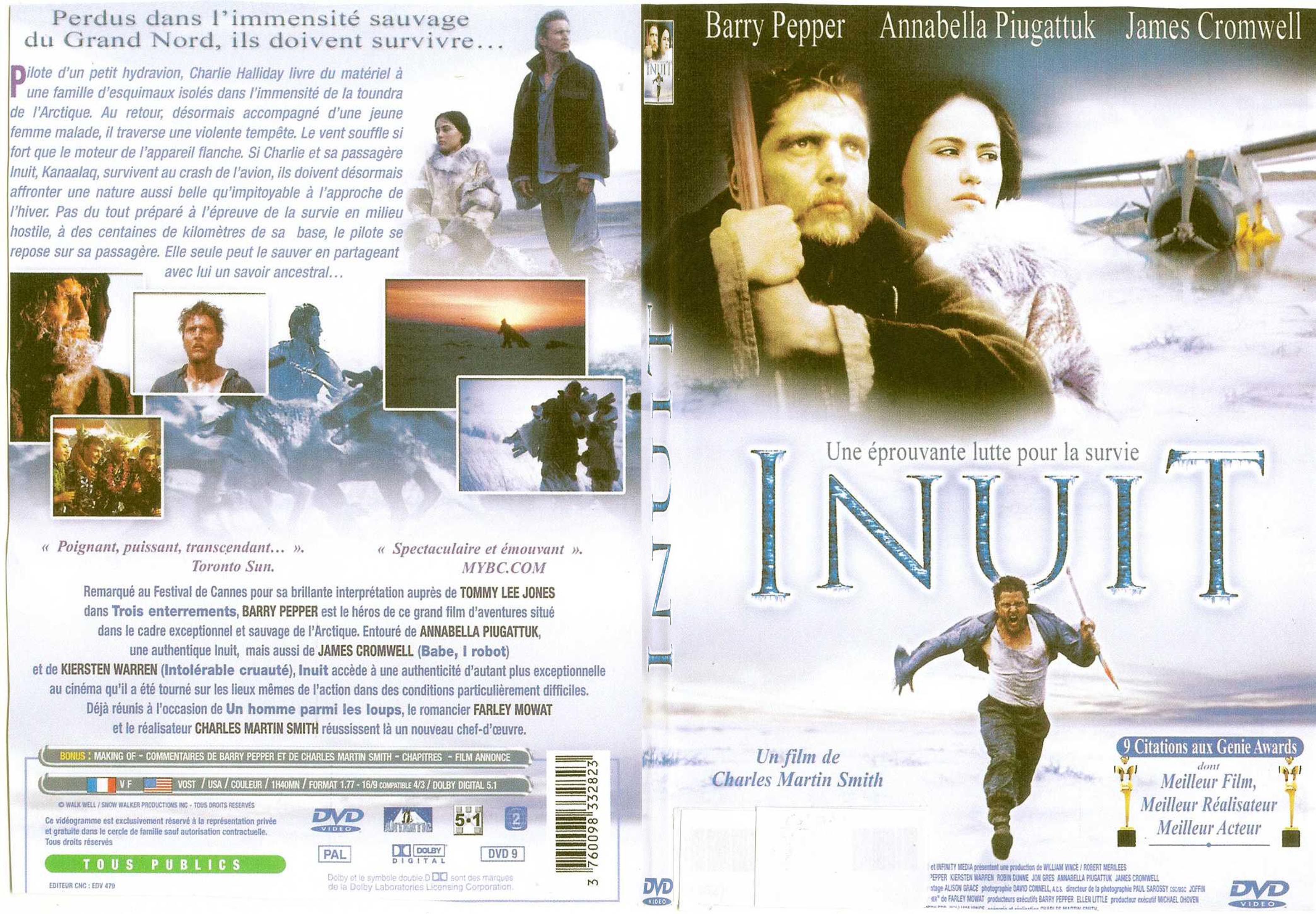 Jaquette DVD Inuit - SLIM