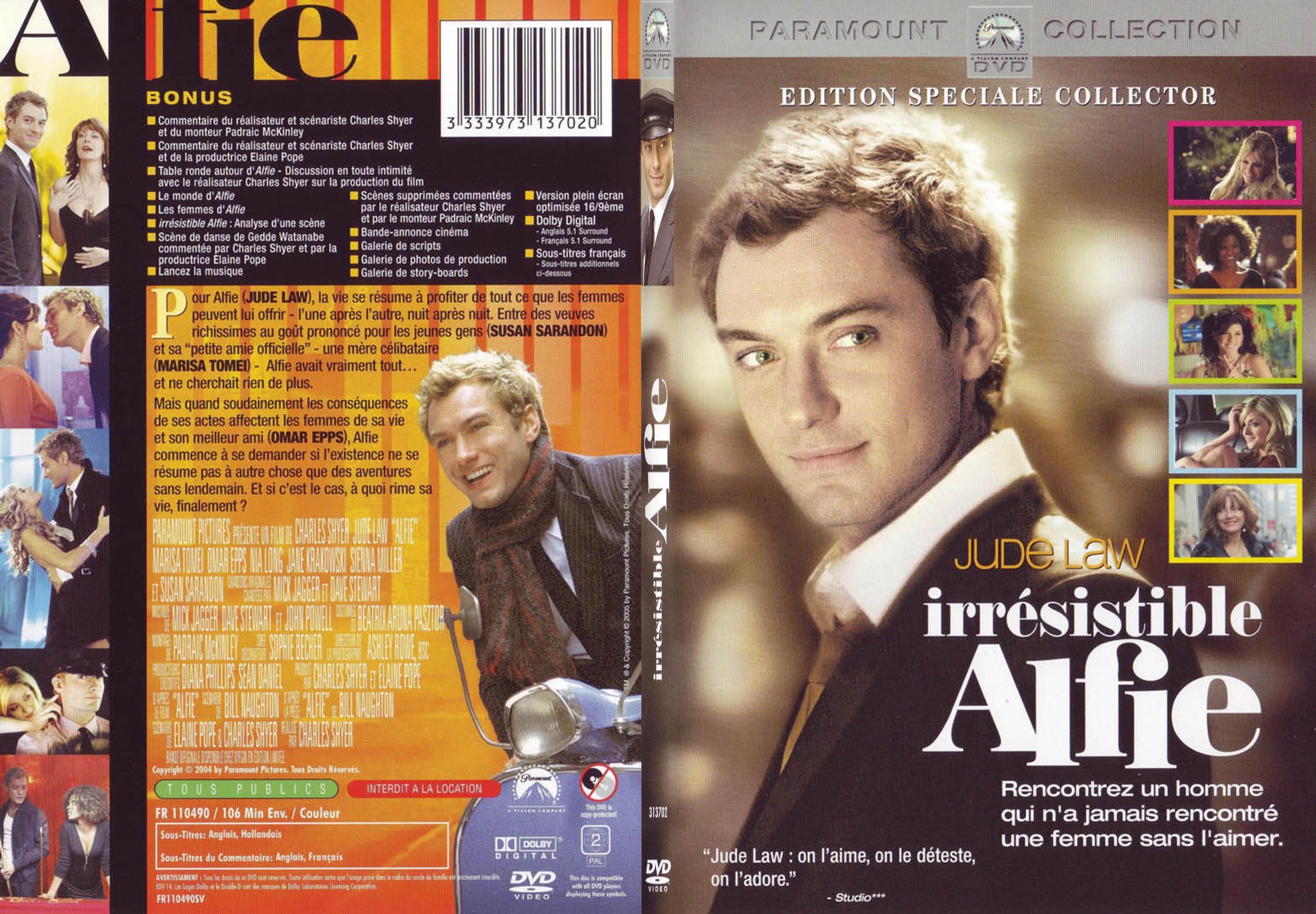 Jaquette DVD Irresistible Alfie - SLIM