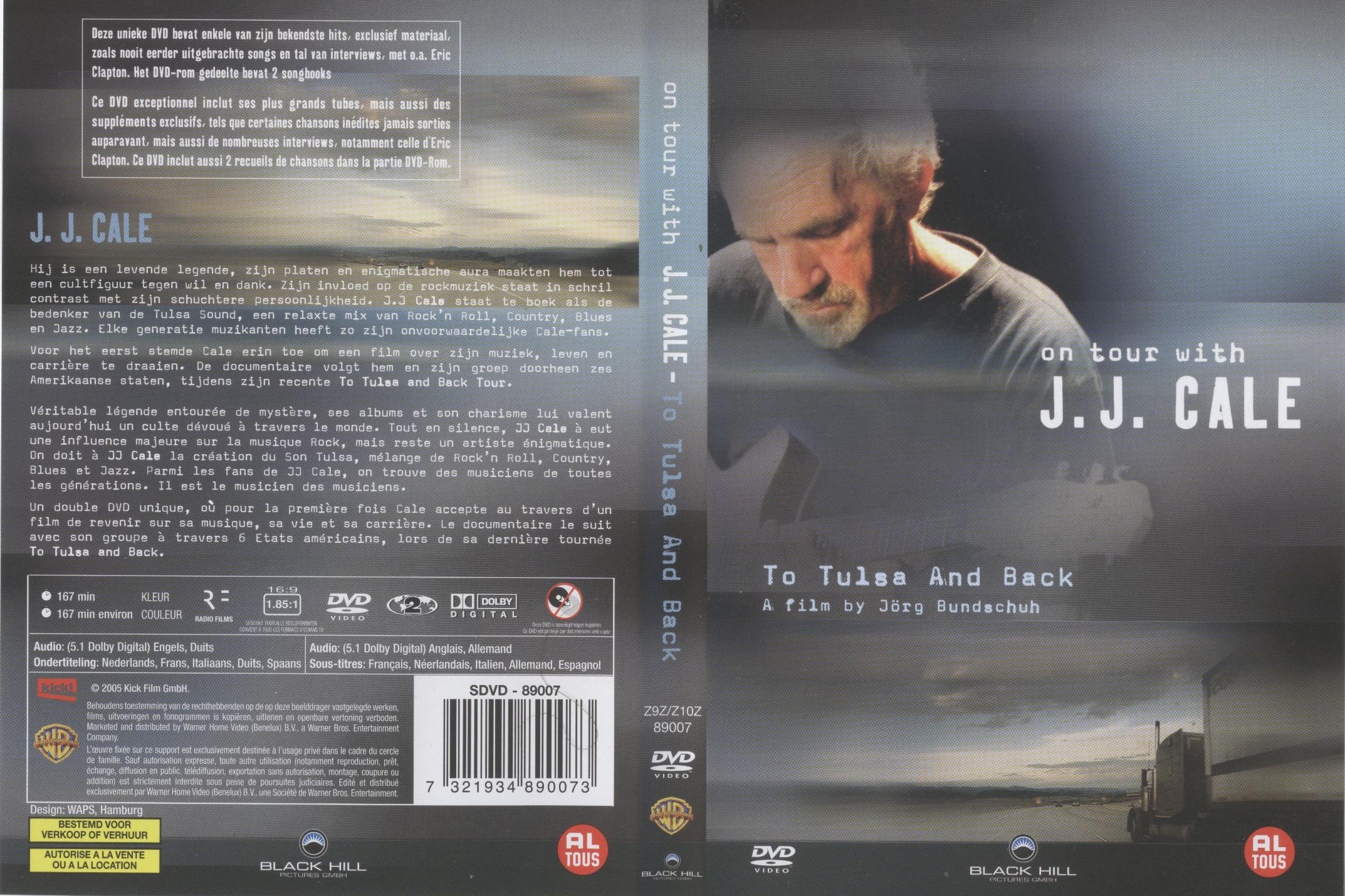 Jaquette DVD JJ-Cale on tour with