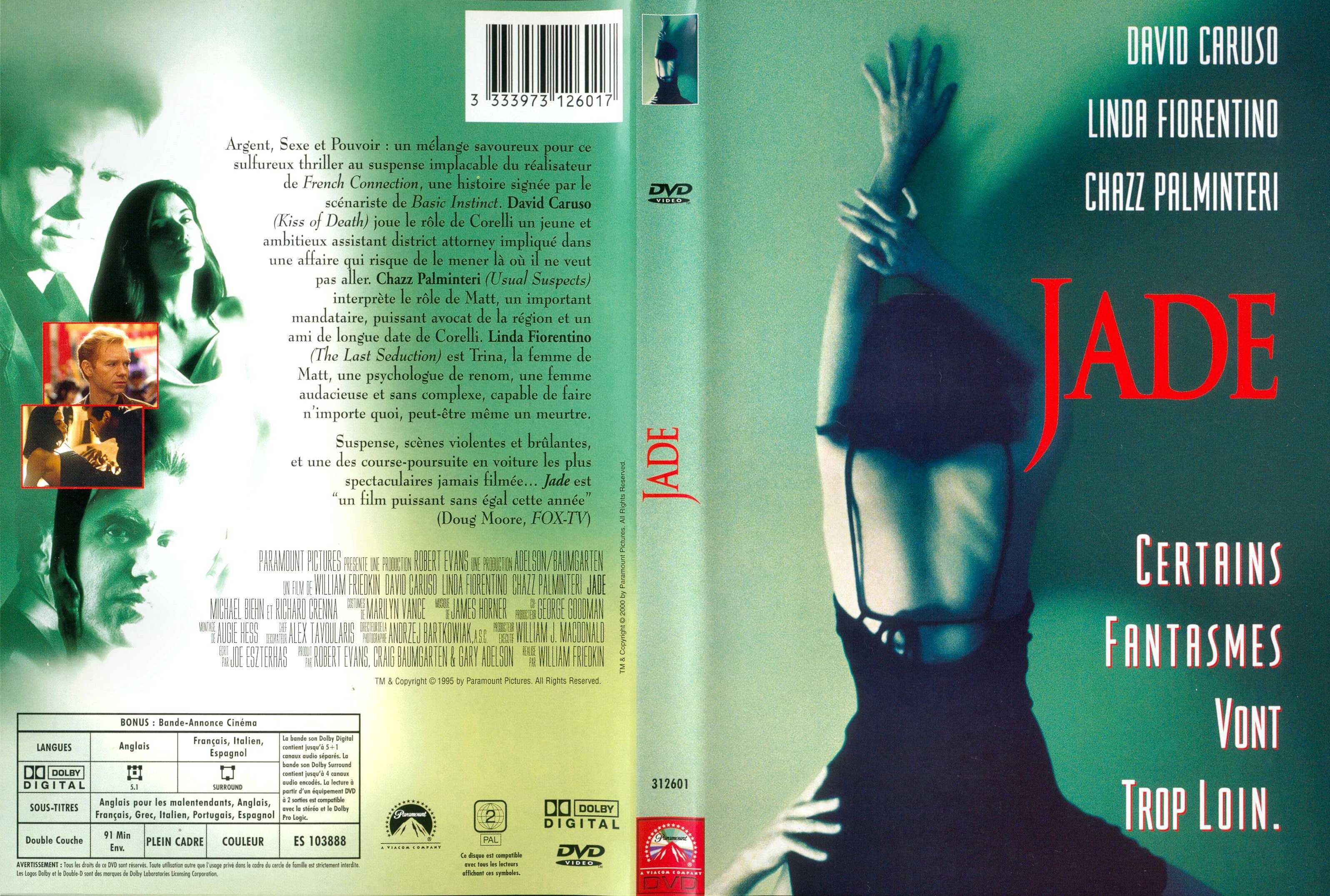 Jaquette DVD Jade