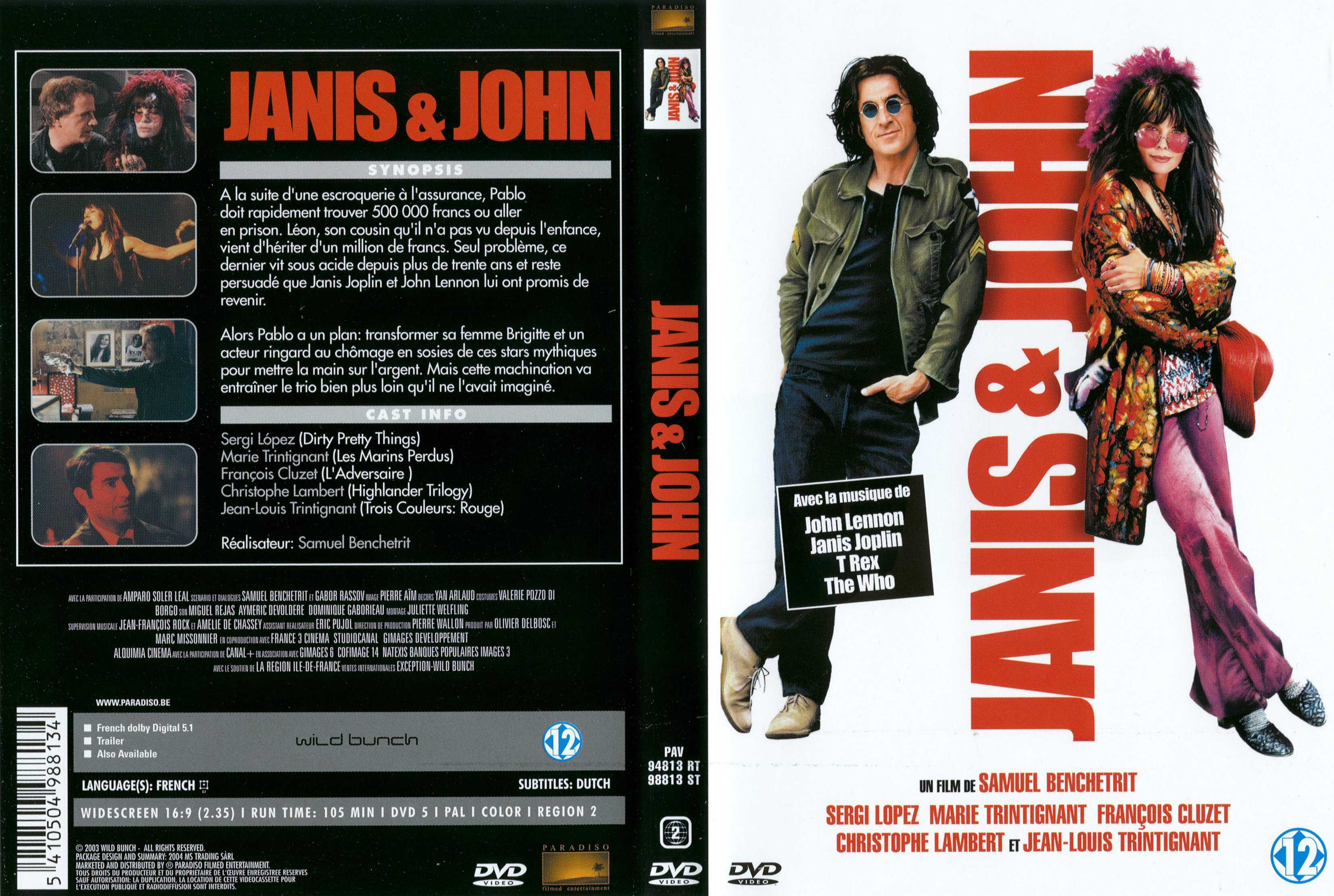 Jaquette DVD Janis et John v2