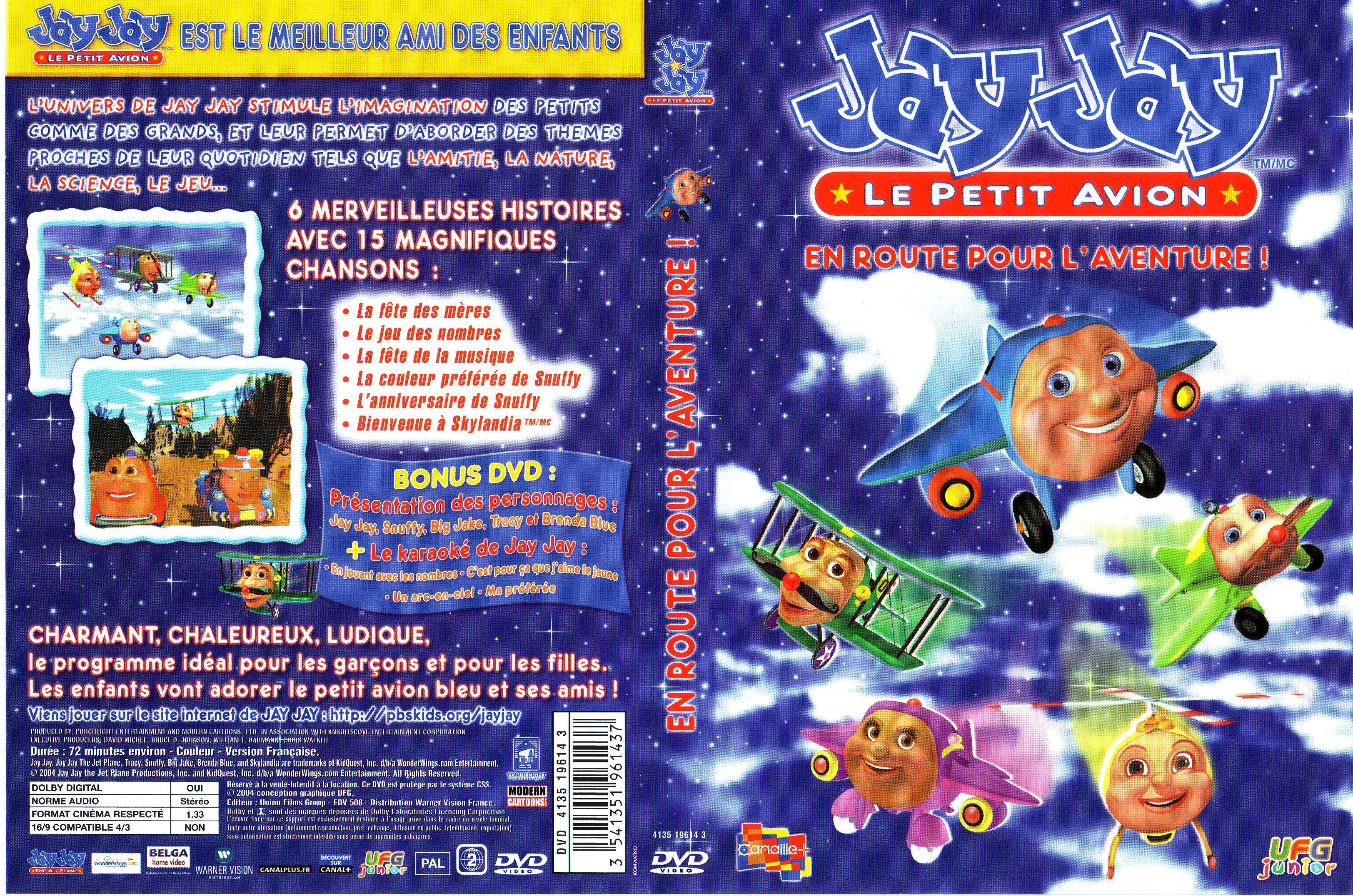 Jaquette DVD Jay jay le petit avion - en route pour l