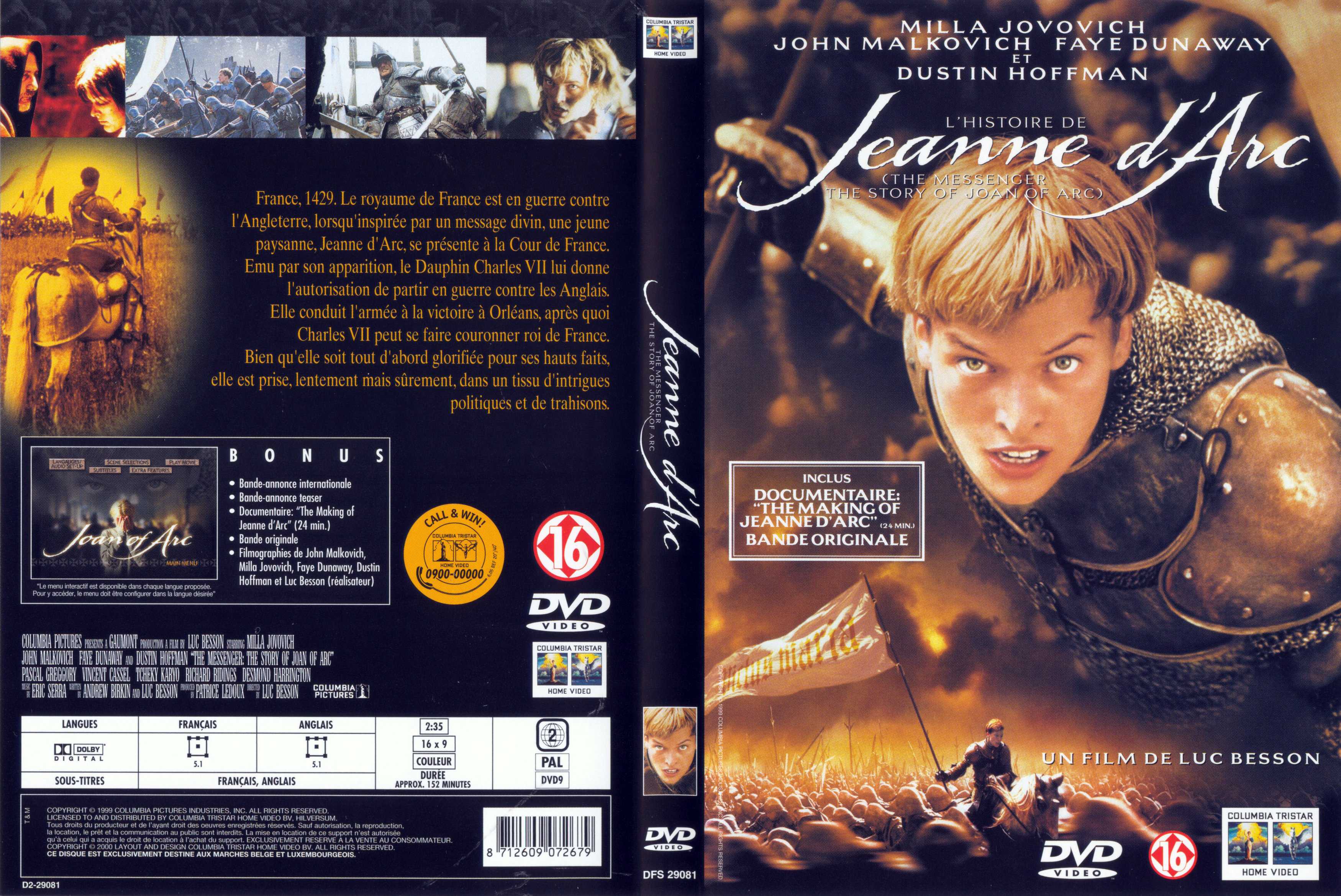 Jaquette DVD Jeanne d