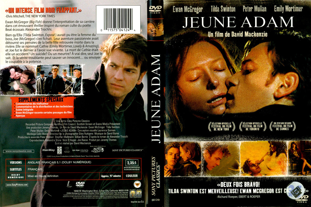 Jaquette DVD Jeune Adam