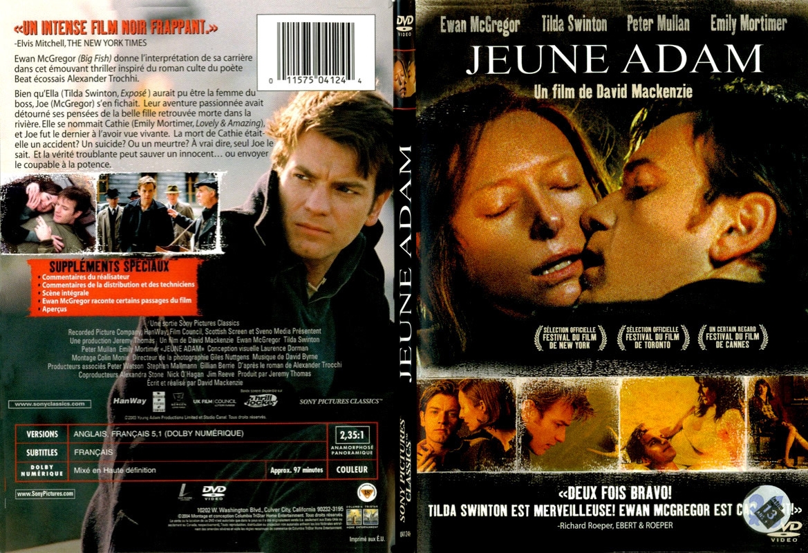 Jaquette DVD Jeune Adam - SLIM