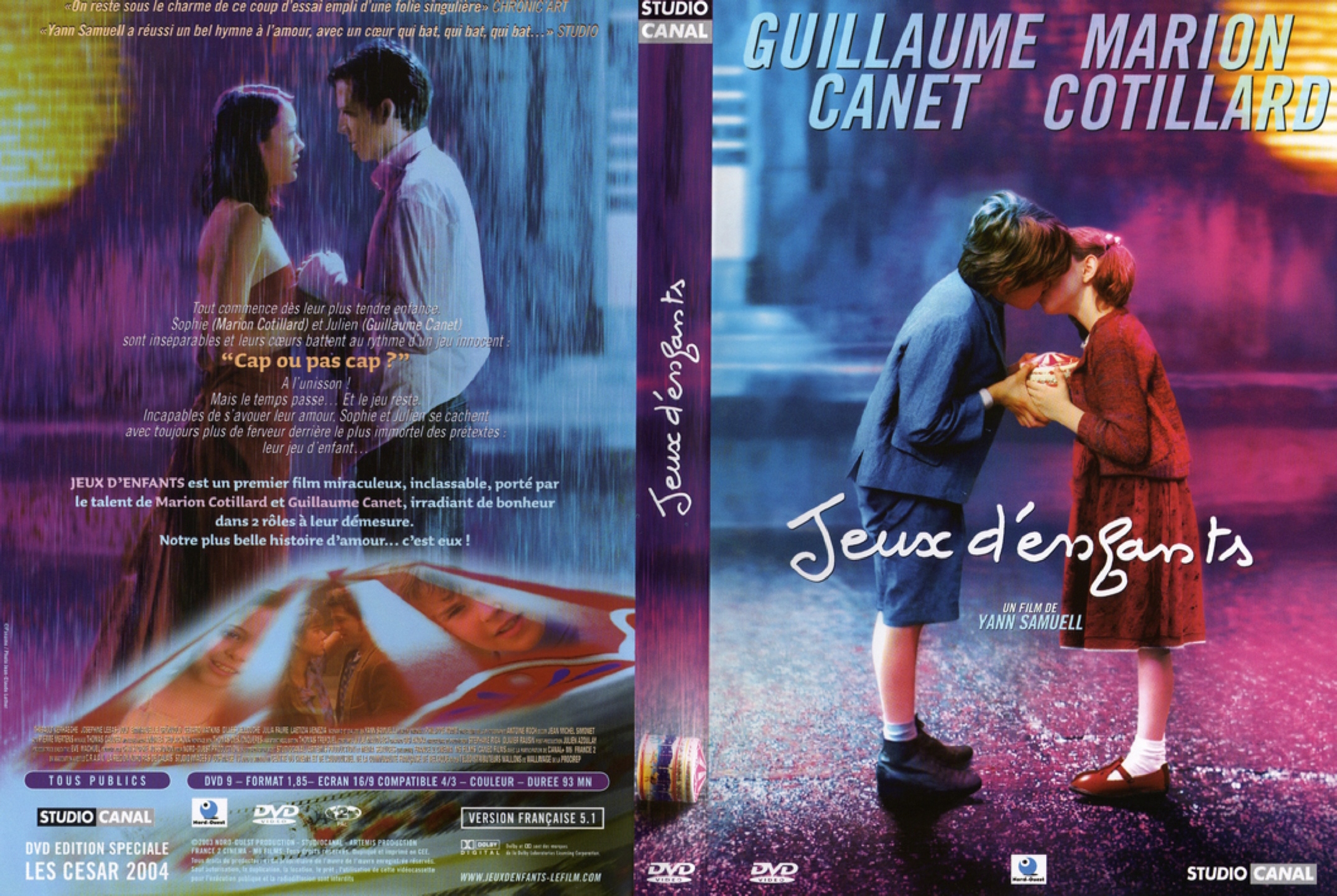 Jaquette DVD Jeux d