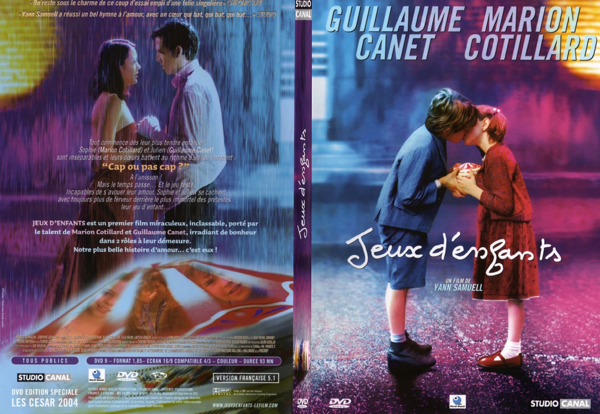 Jaquette DVD Jeux d