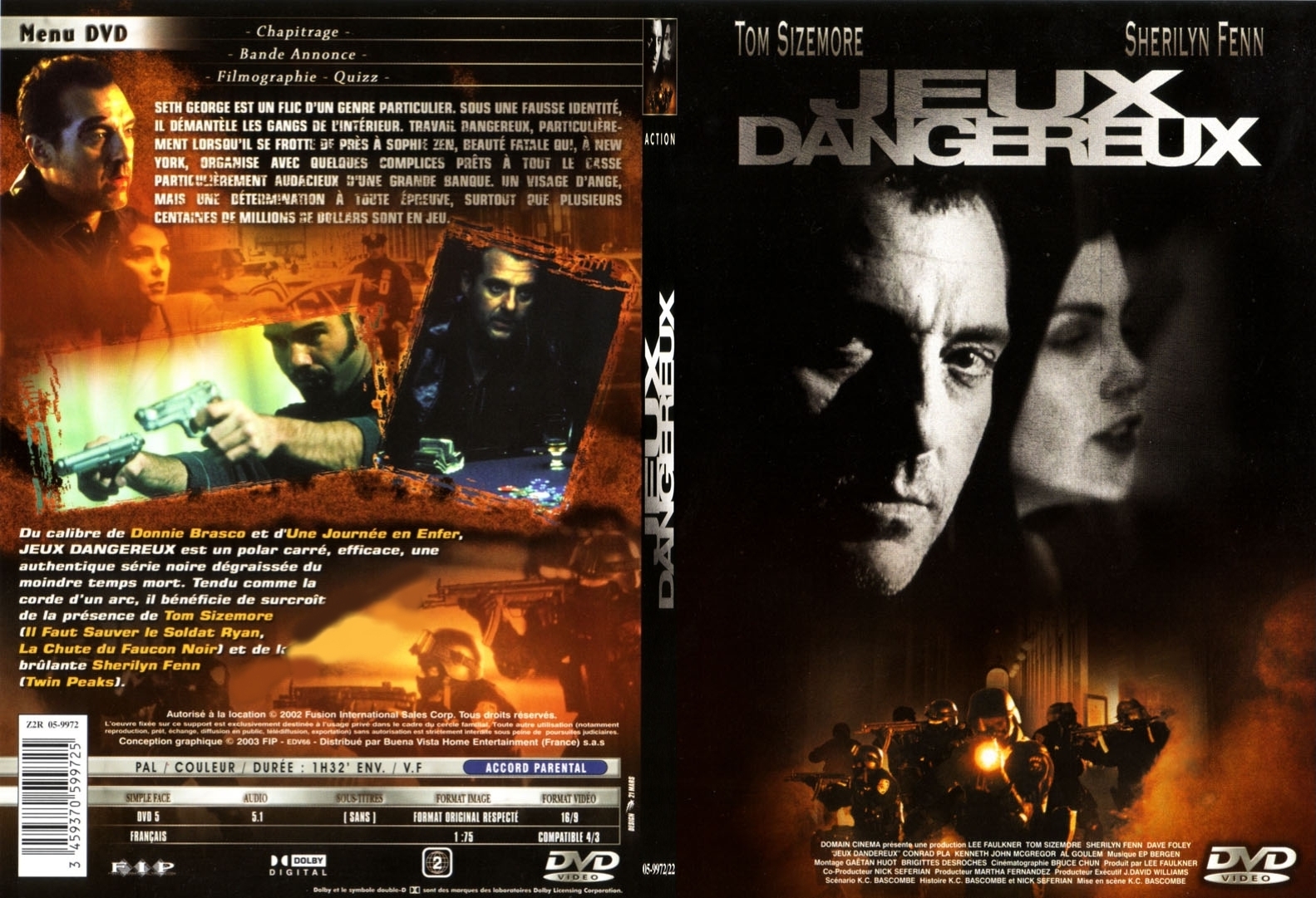 Jaquette DVD Jeux dangereux - SLIM