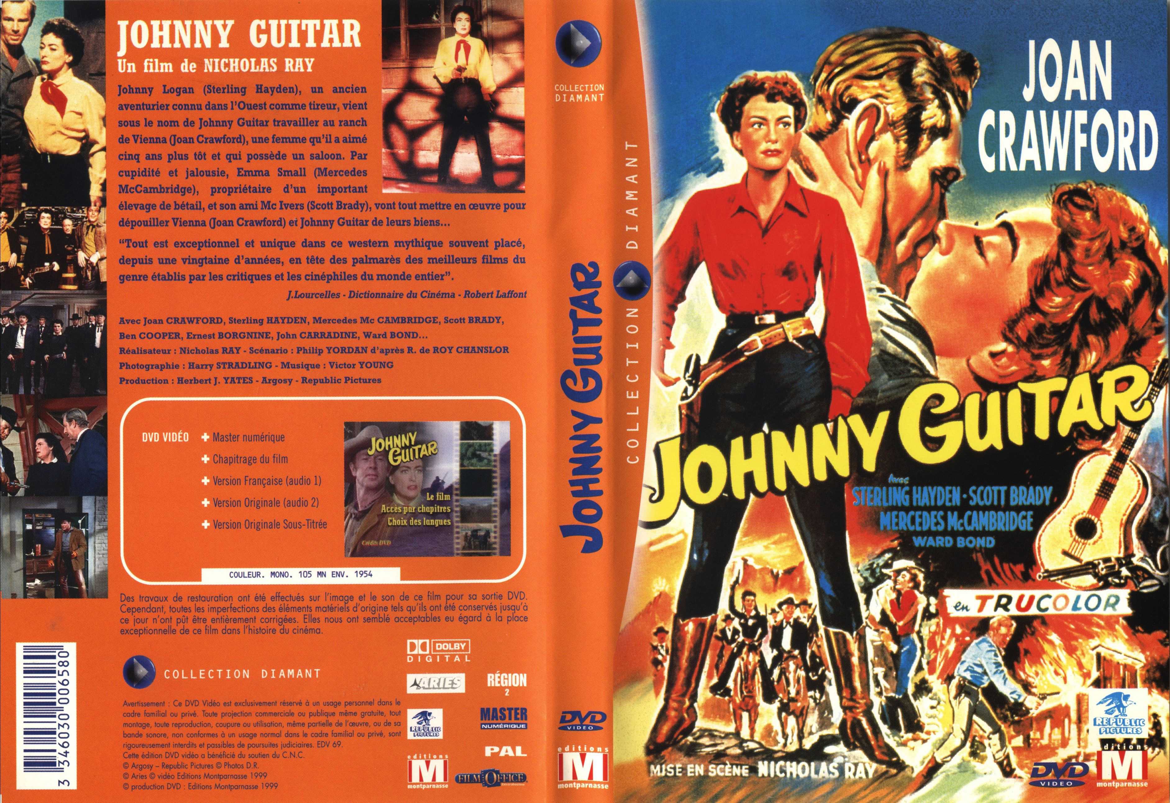 Jaquette DVD Johnny Guitar