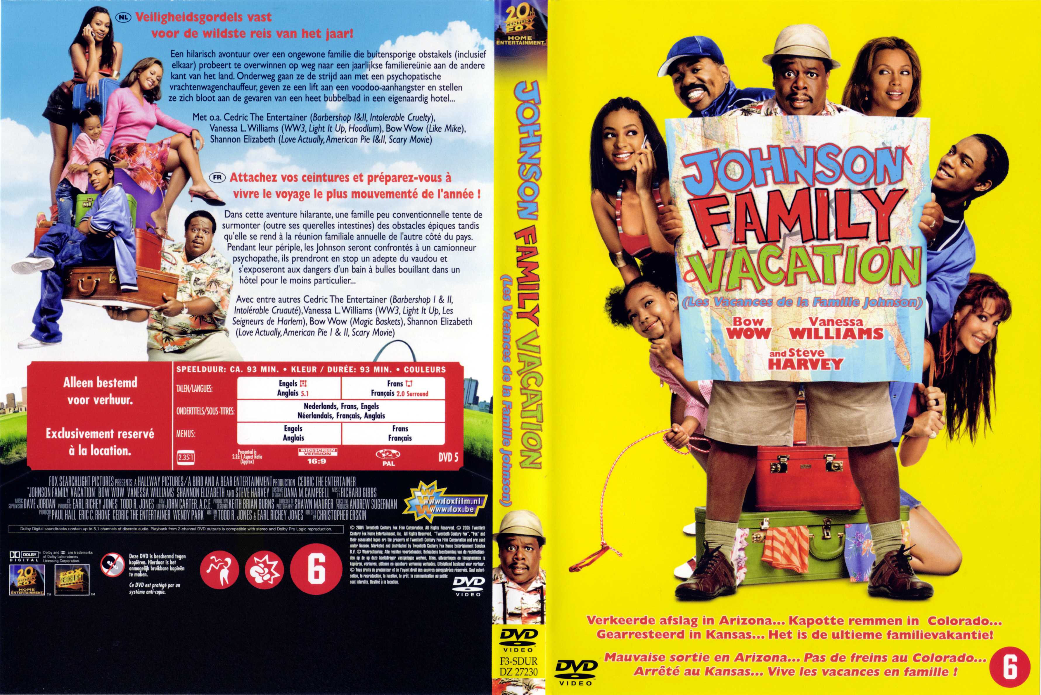 Jaquette DVD Johnson Family Vacation