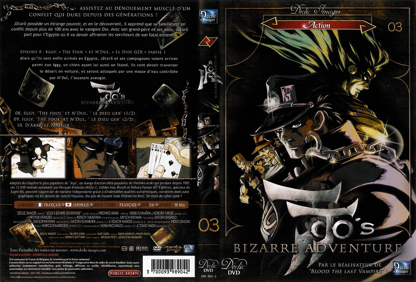 Jaquette DVD Jojo vol 3 v2