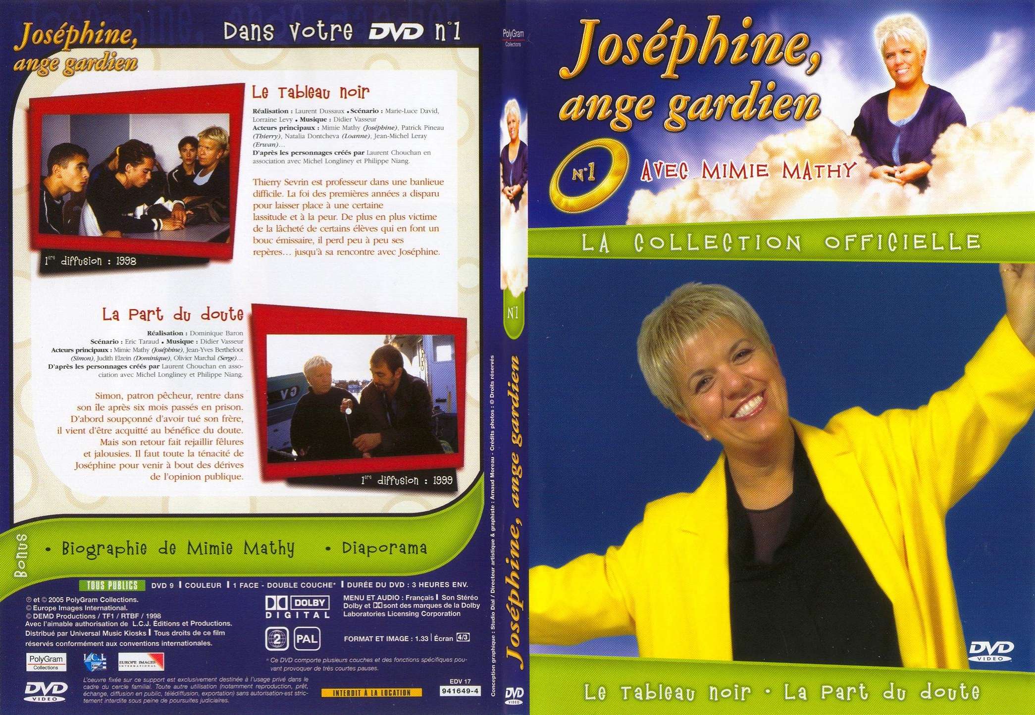 Jaquette DVD Josephine ange gardien vol 01 - SLIM