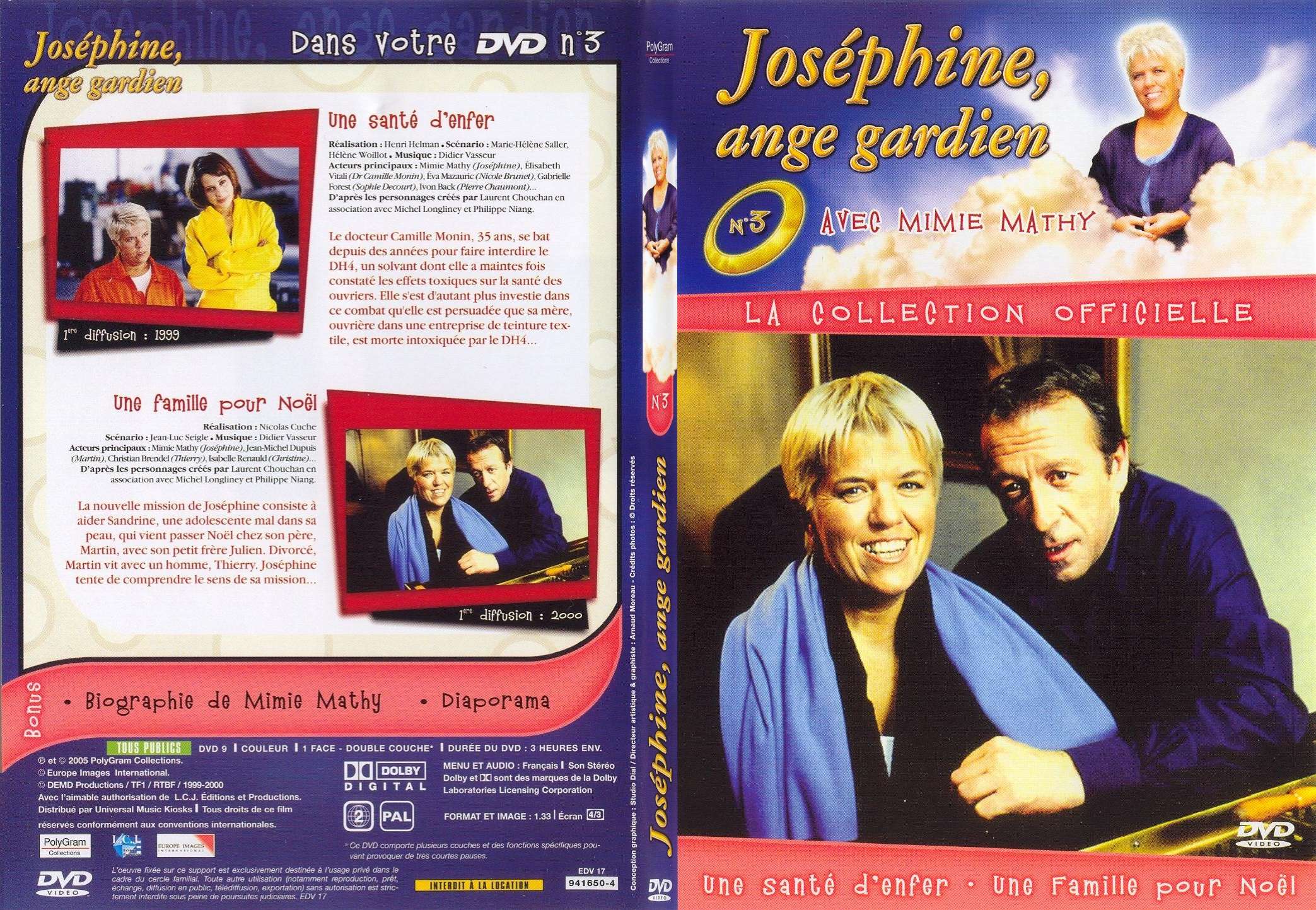 Jaquette DVD Josephine ange gardien vol 03 - SLIM