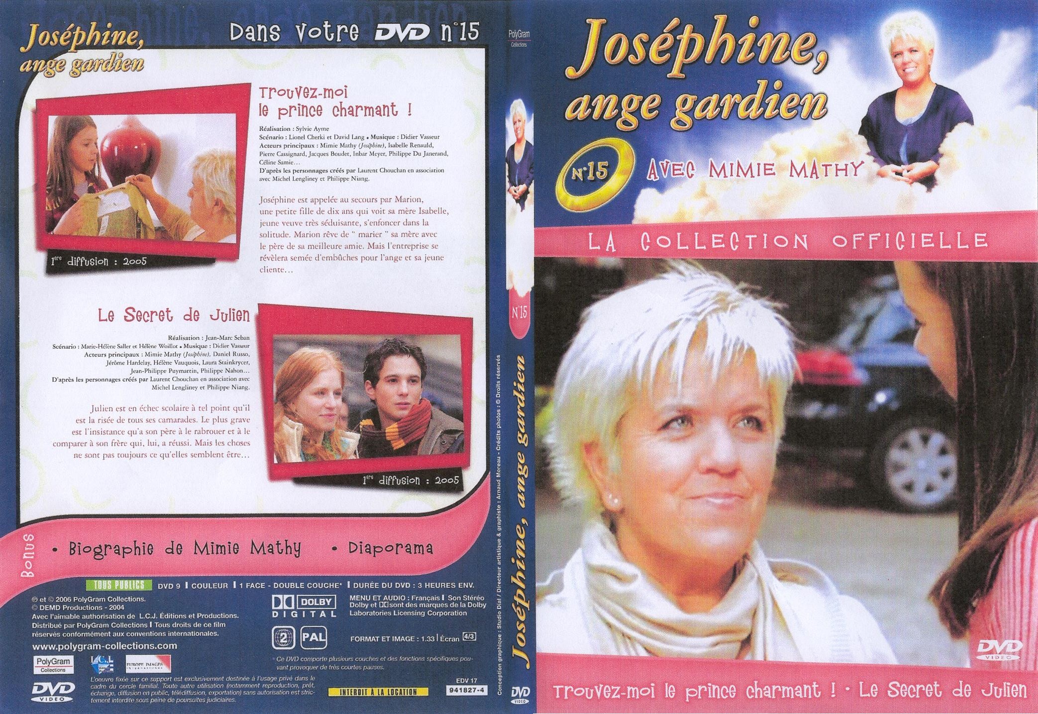 Jaquette DVD Josephine ange gardien vol 15 - SLIM