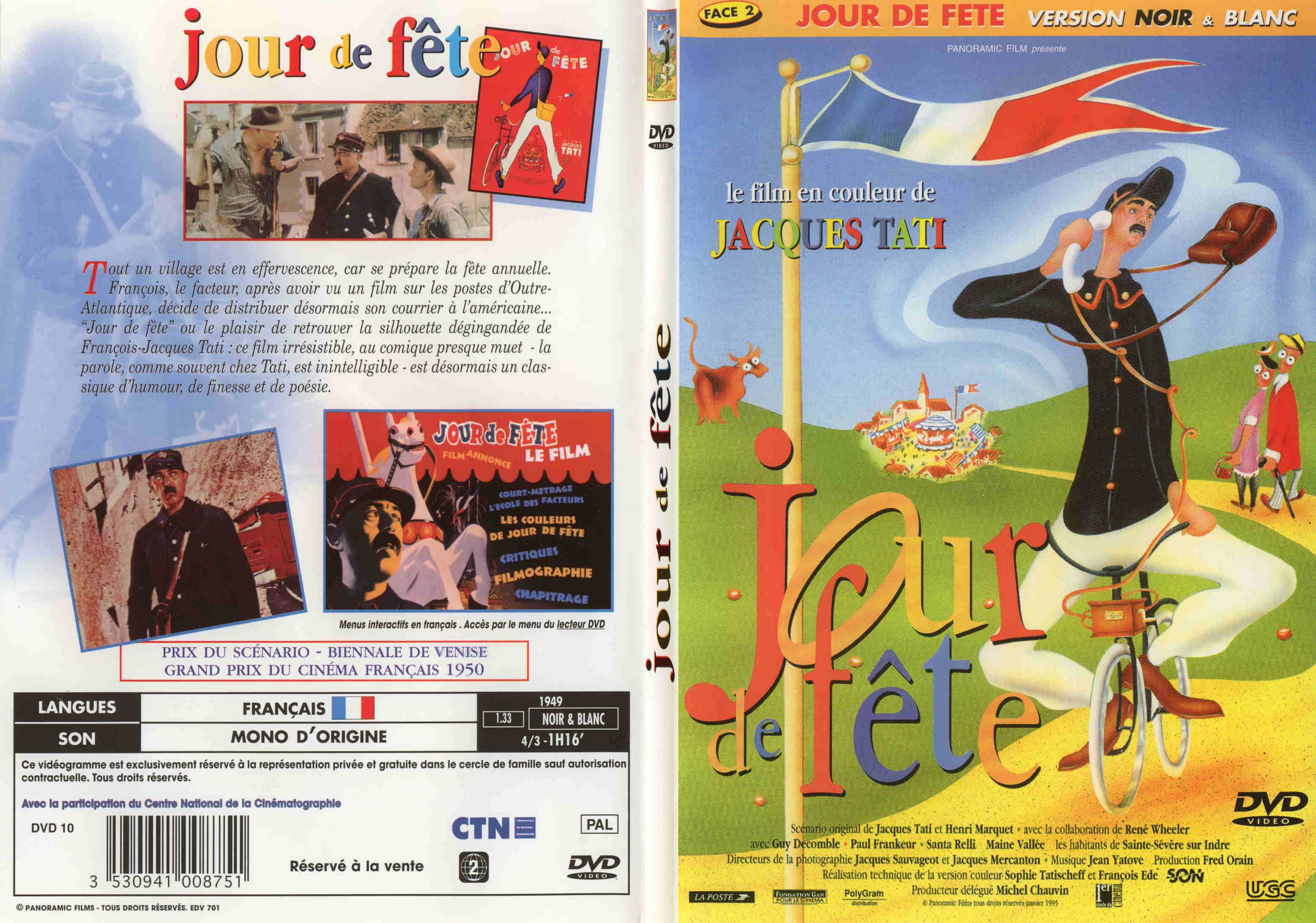 Jaquette DVD Jour de fte - SLIM