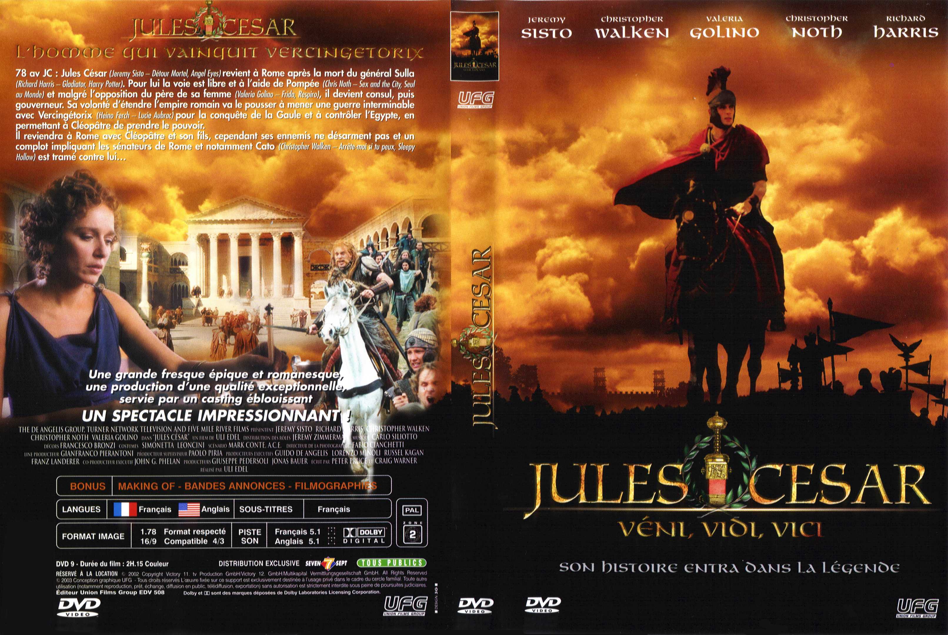 Jaquette DVD Jules Csar