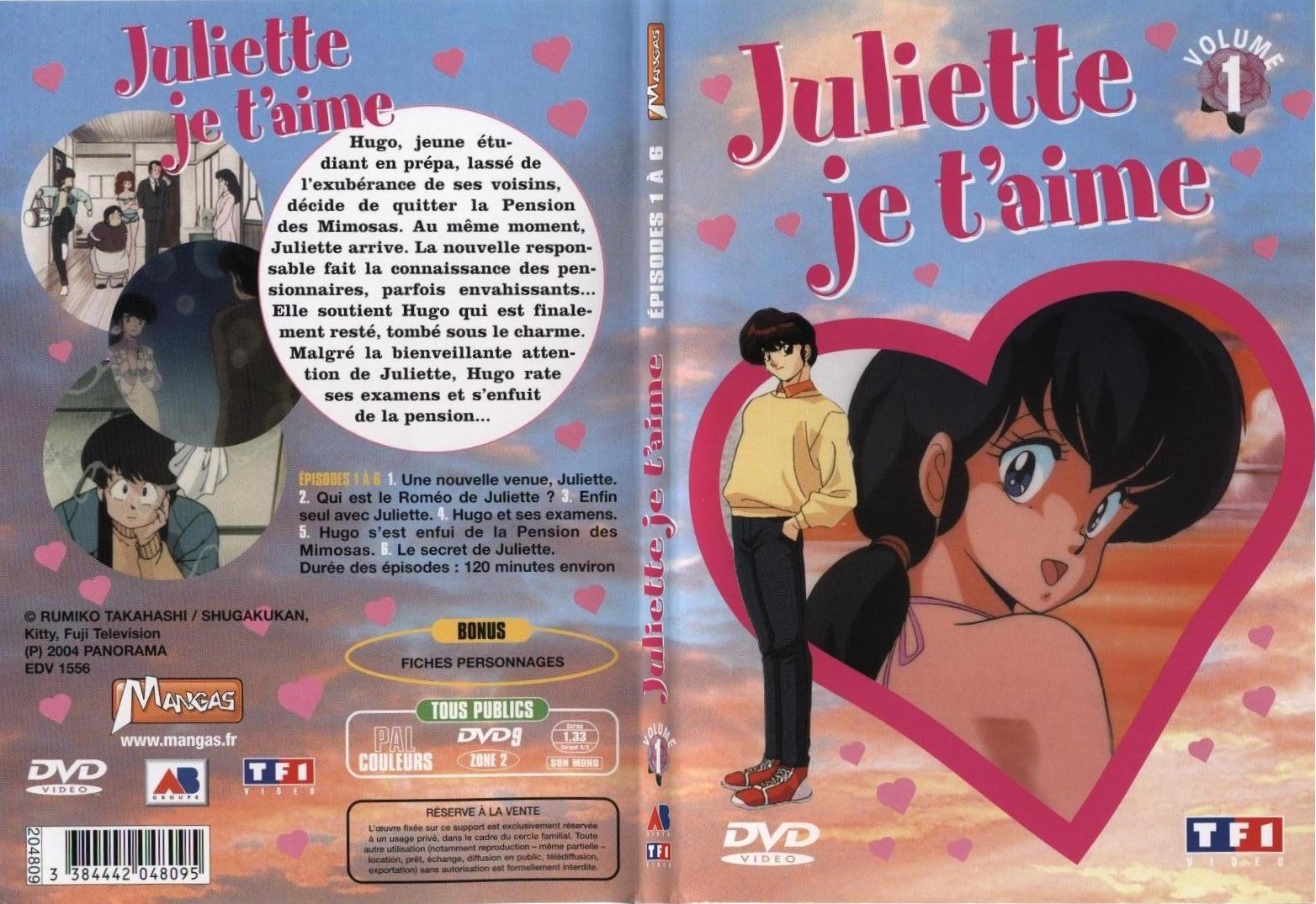 Jaquette DVD Juliette je t