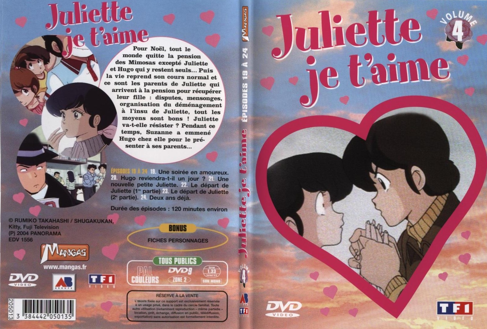 Jaquette DVD Juliette je t
