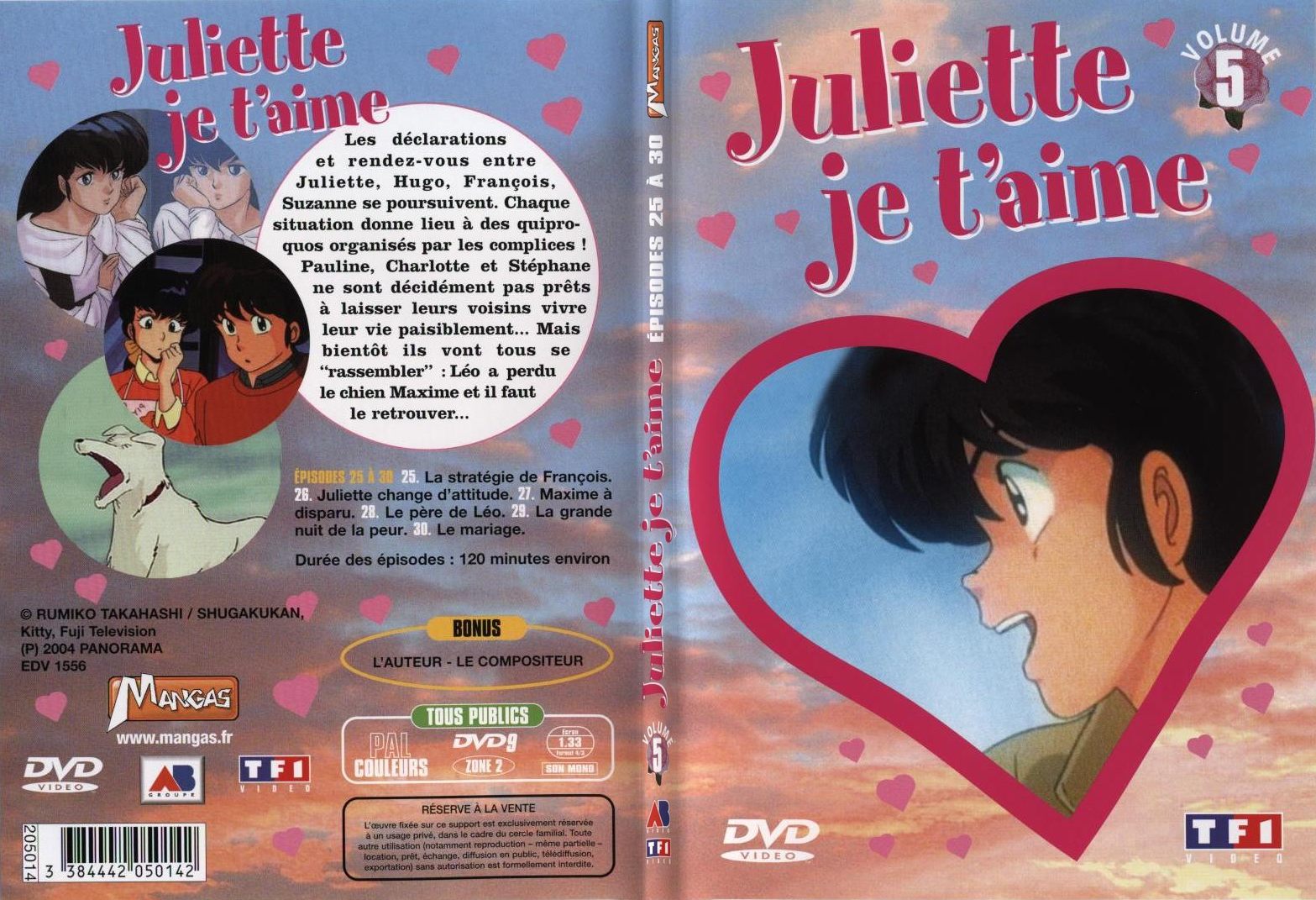 Jaquette DVD Juliette je t