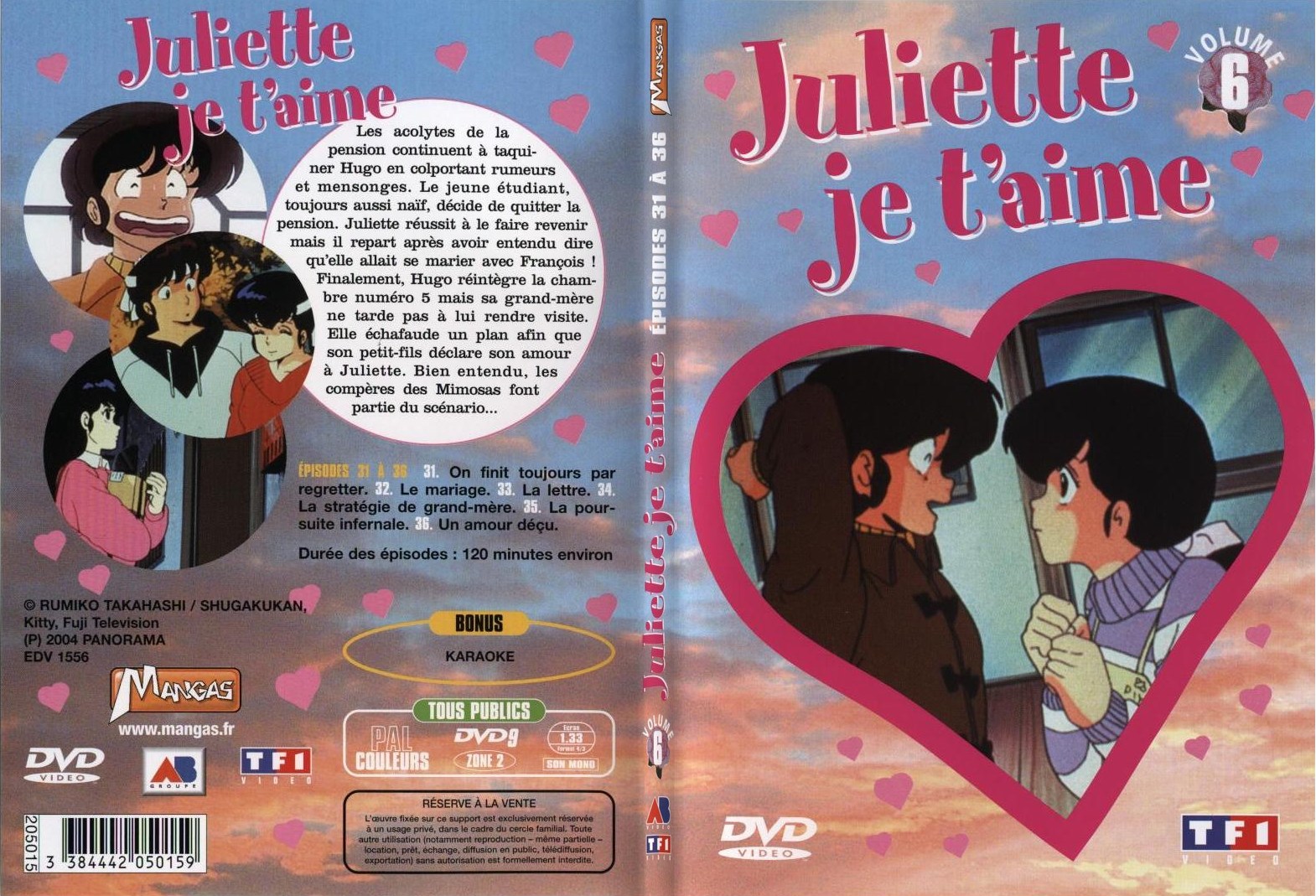 Jaquette DVD Juliette je t