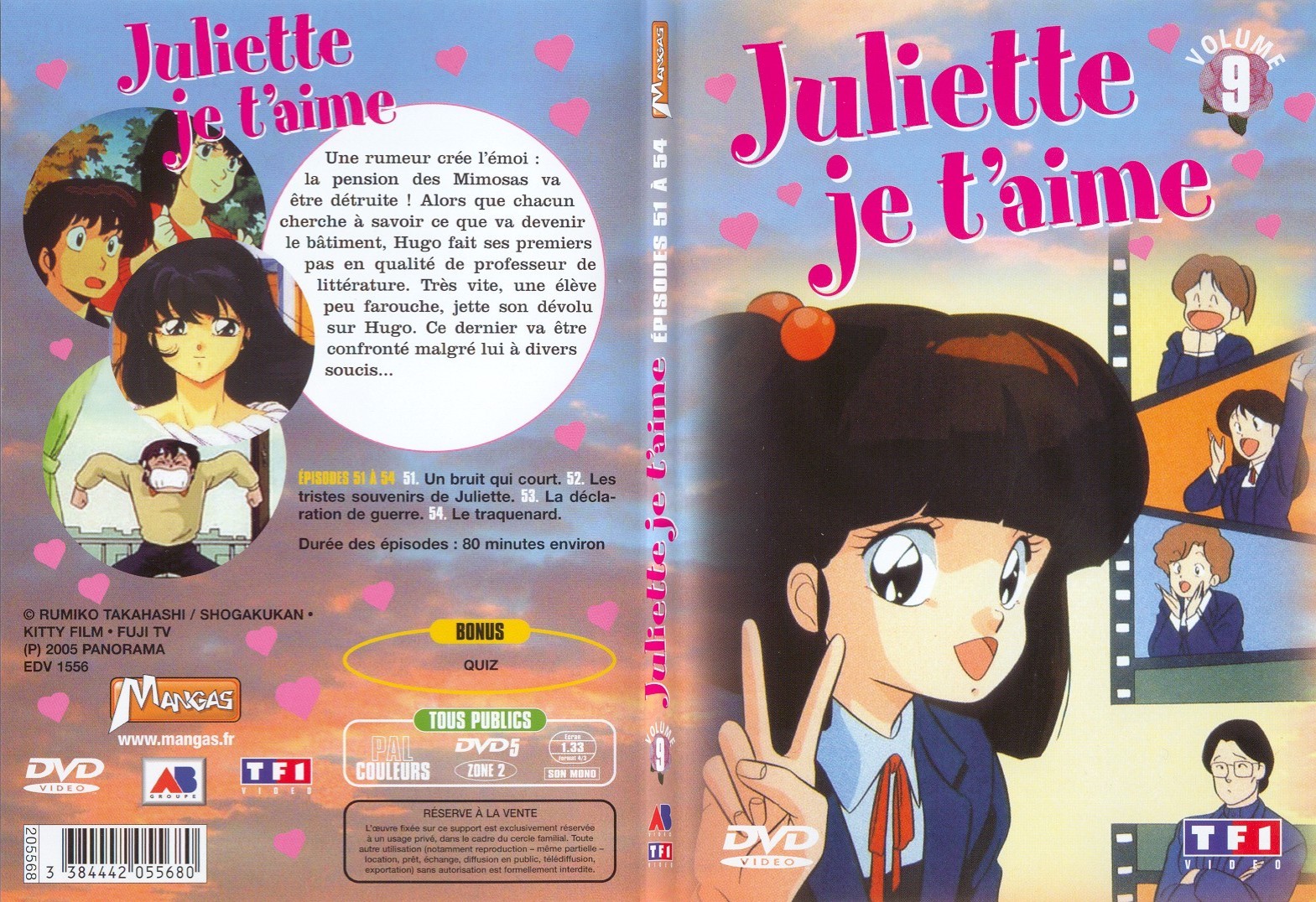 Jaquette DVD Juliette je t