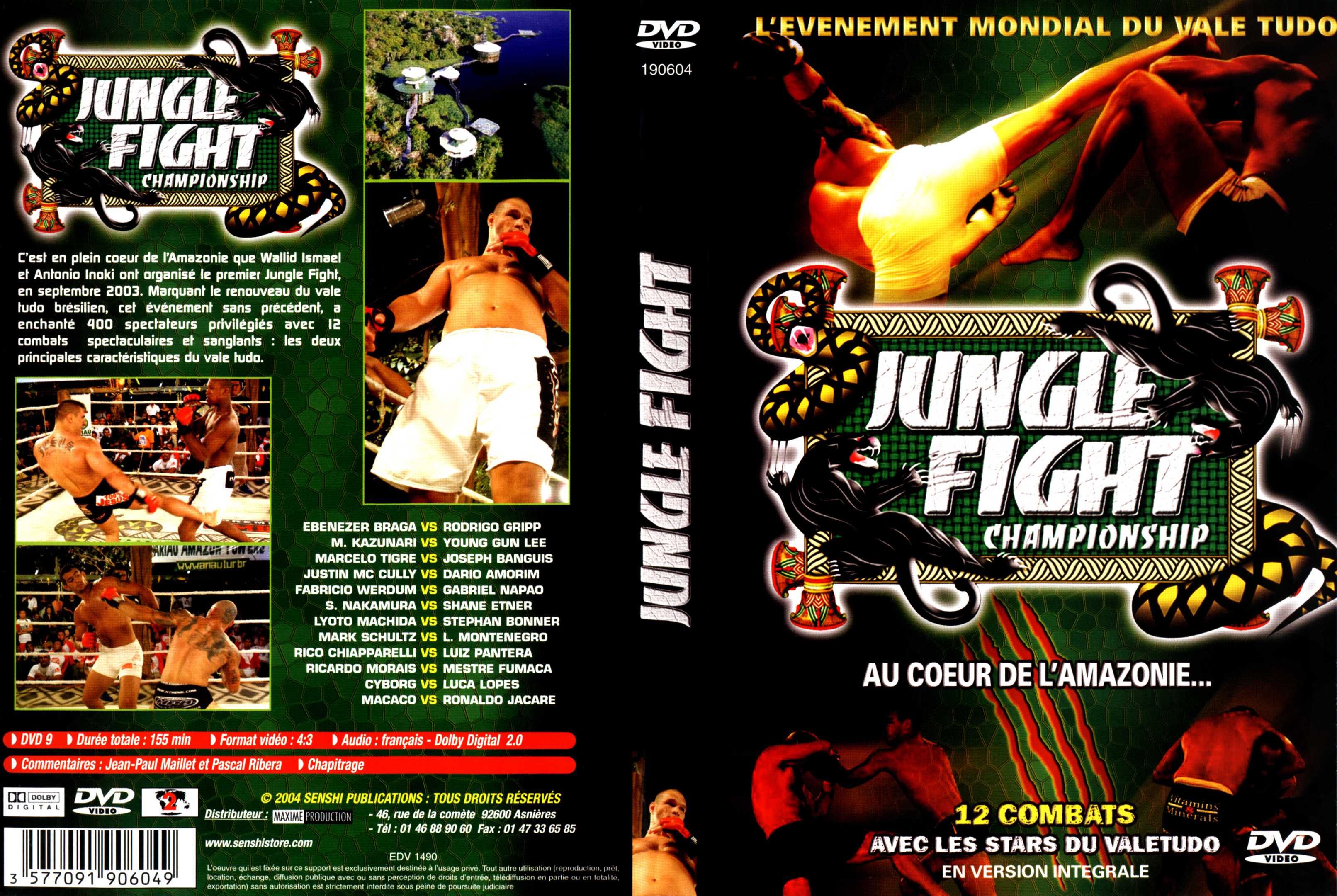 Jaquette DVD Jungle fight