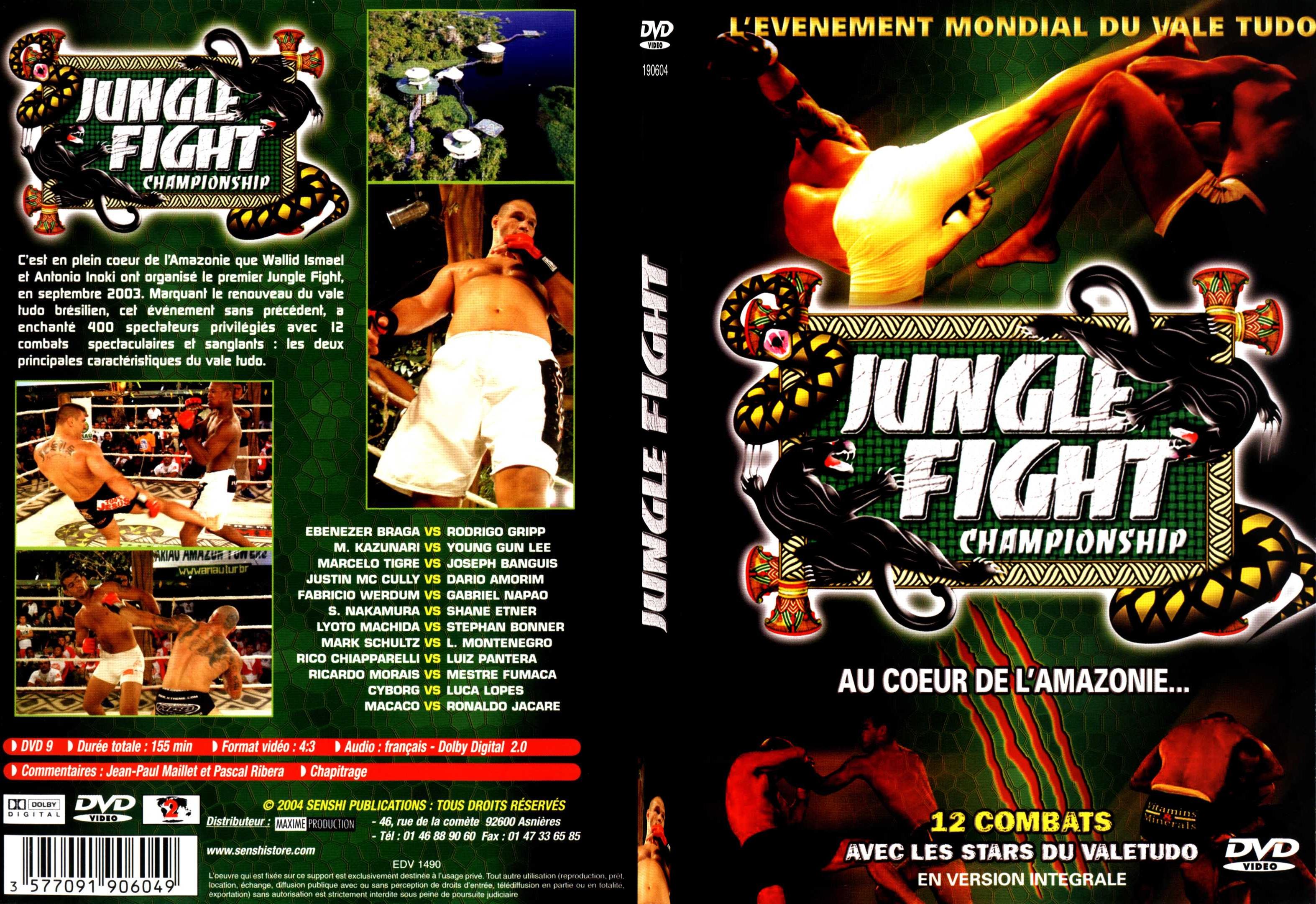 Jaquette DVD Jungle fight - SLIM