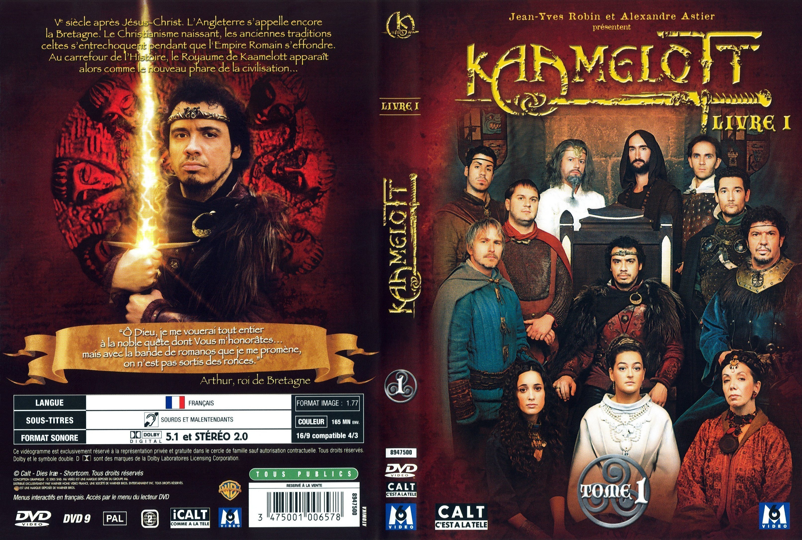 Jaquette DVD Kaamelott livre 1 tome 1