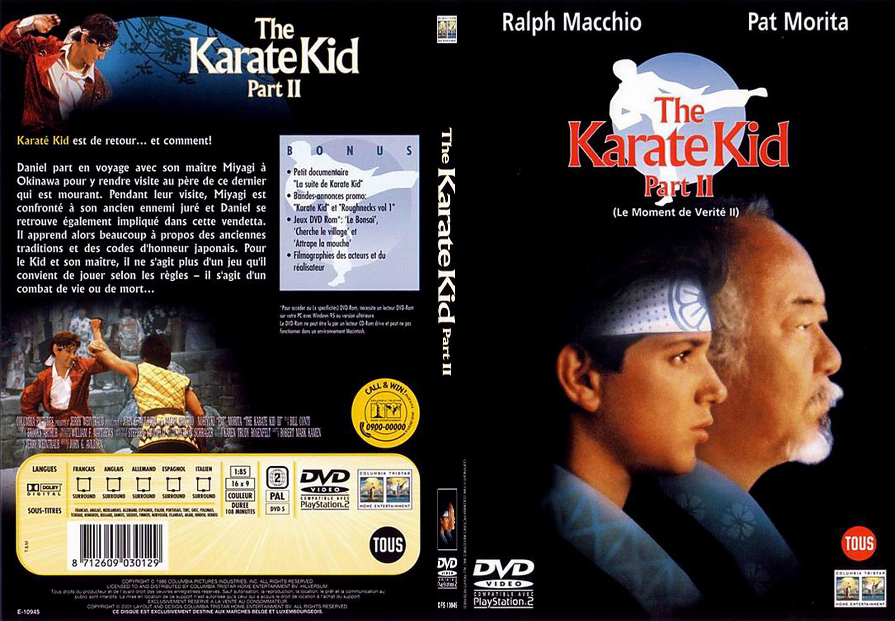 Jaquette DVD Karate kid 2 - SLIM