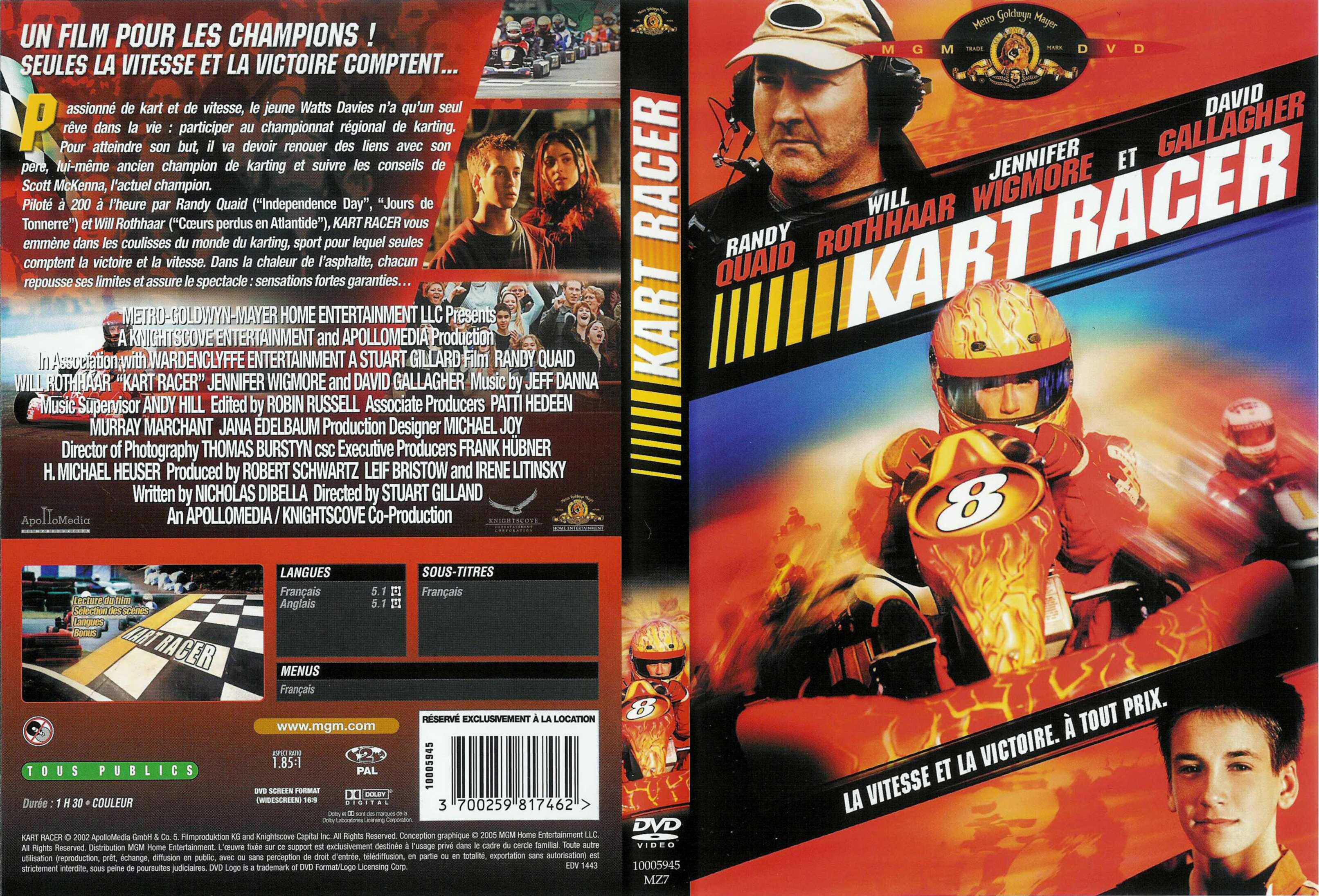 Jaquette DVD Kart Racer