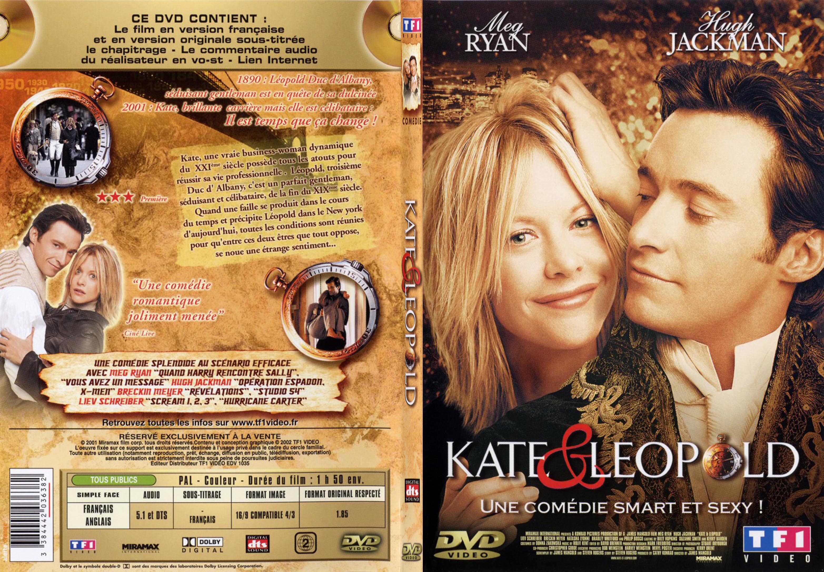 Jaquette DVD Kate et leopold - SLIM