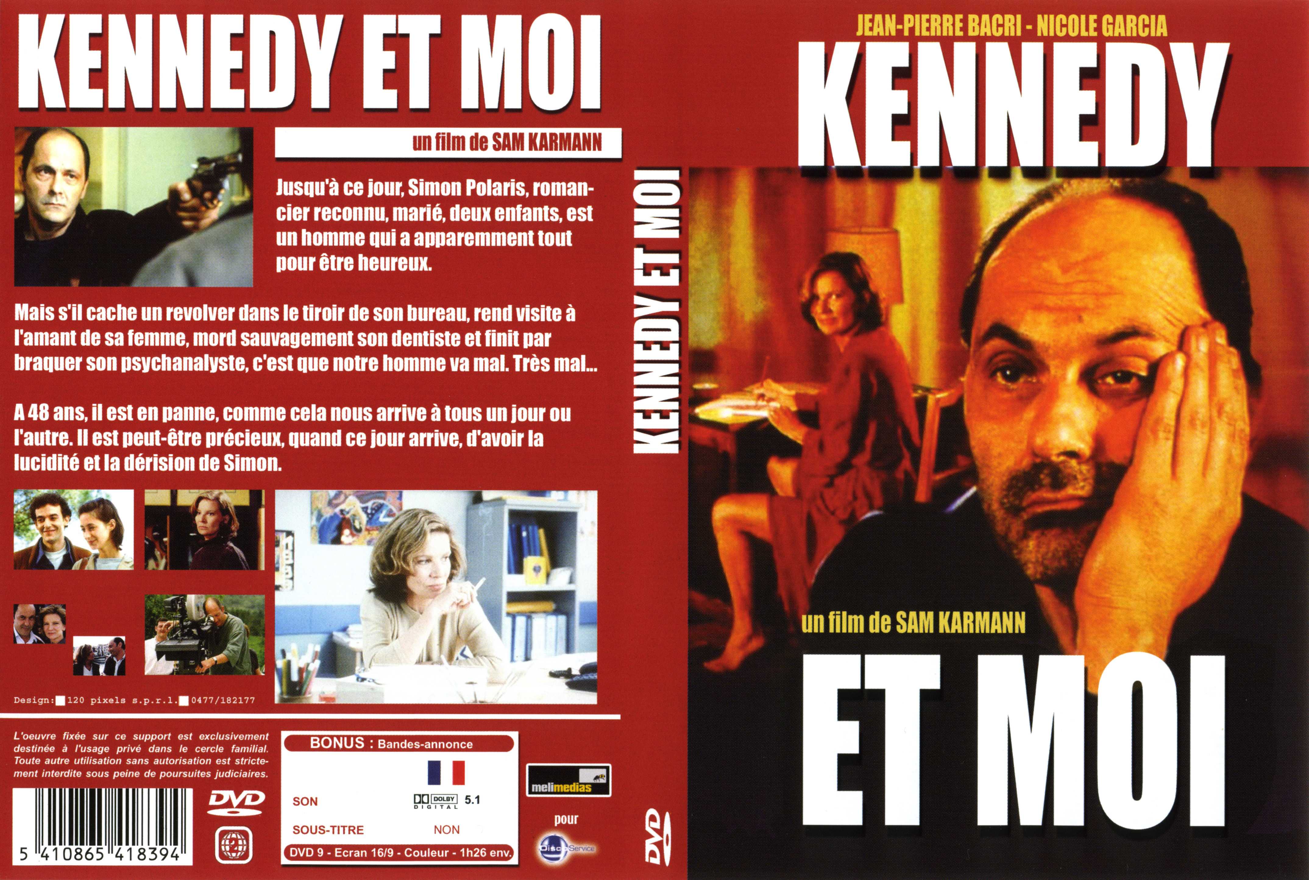 Jaquette DVD Kennedy et moi v2