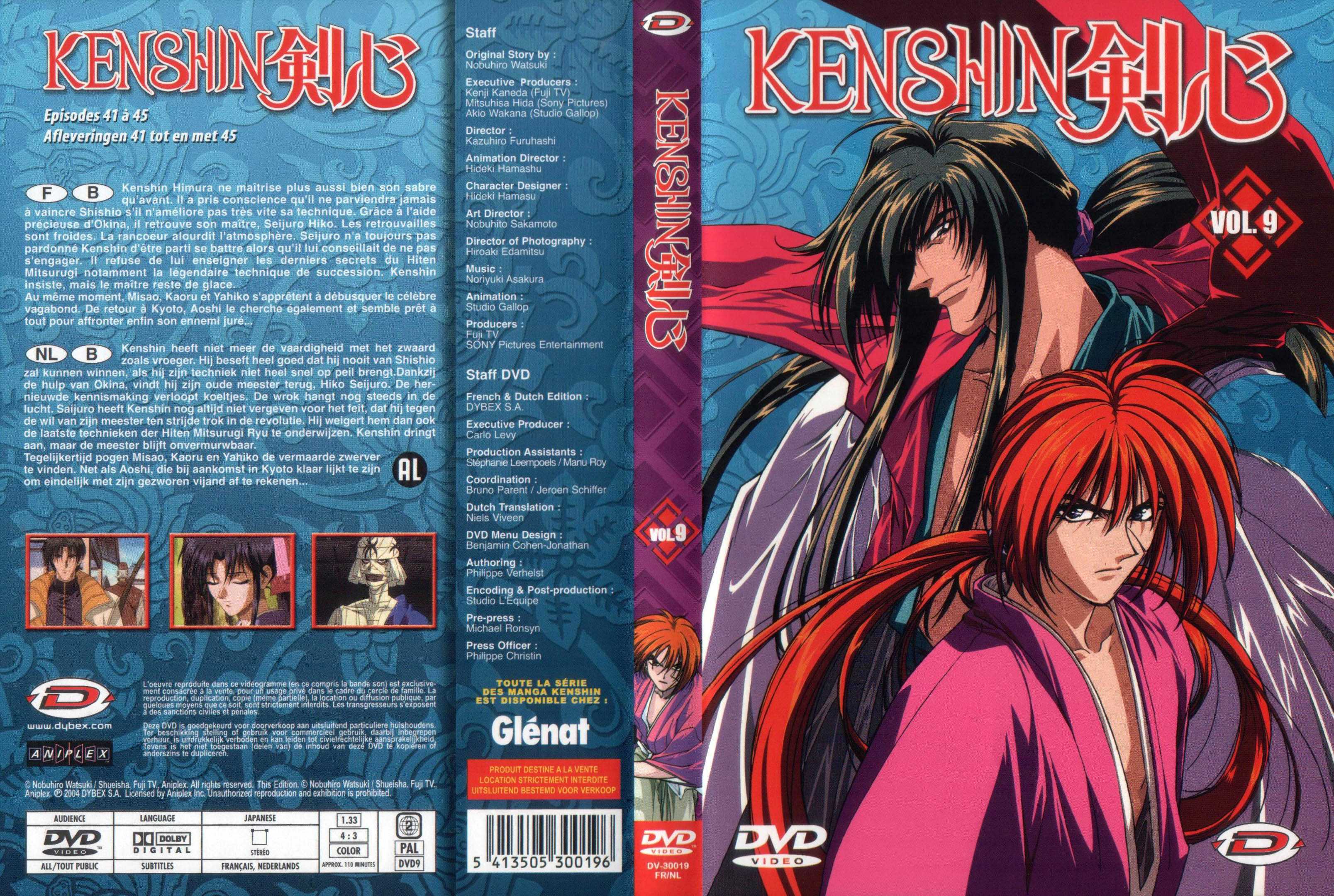 Jaquette DVD Kenshin vol 09