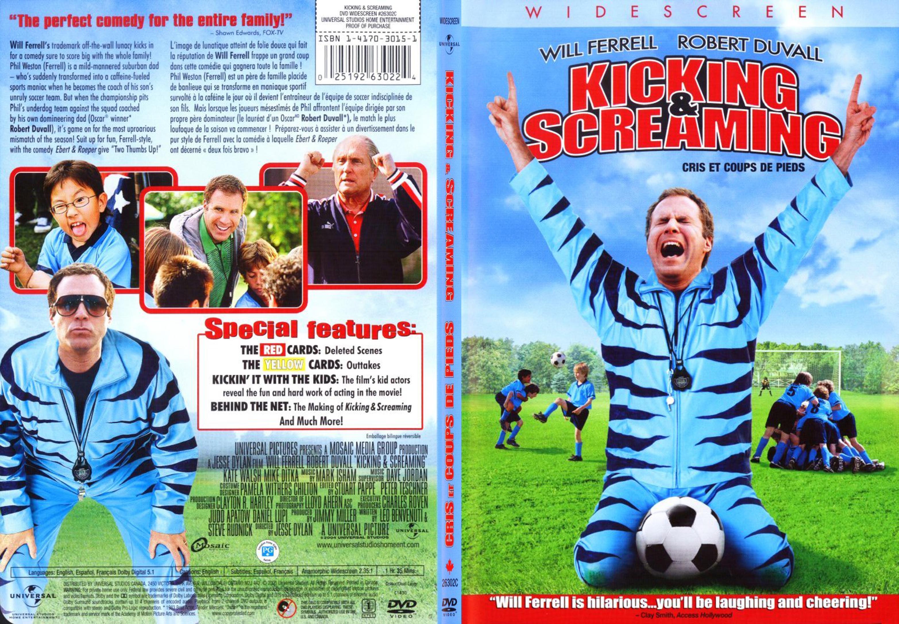 Jaquette DVD Kicking and screaming - SLIM