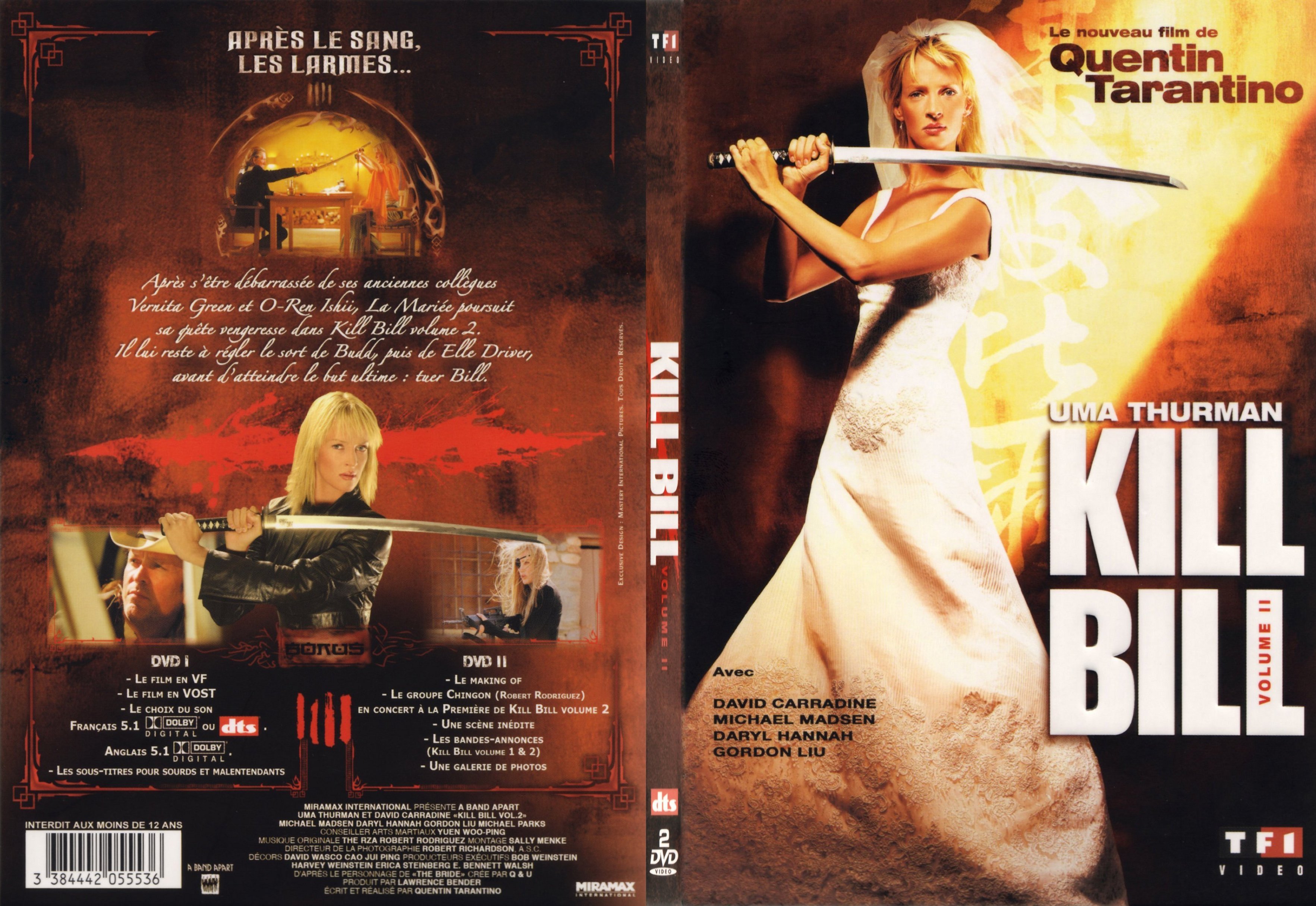 Jaquette DVD Kill bill vol 2 - SLIM