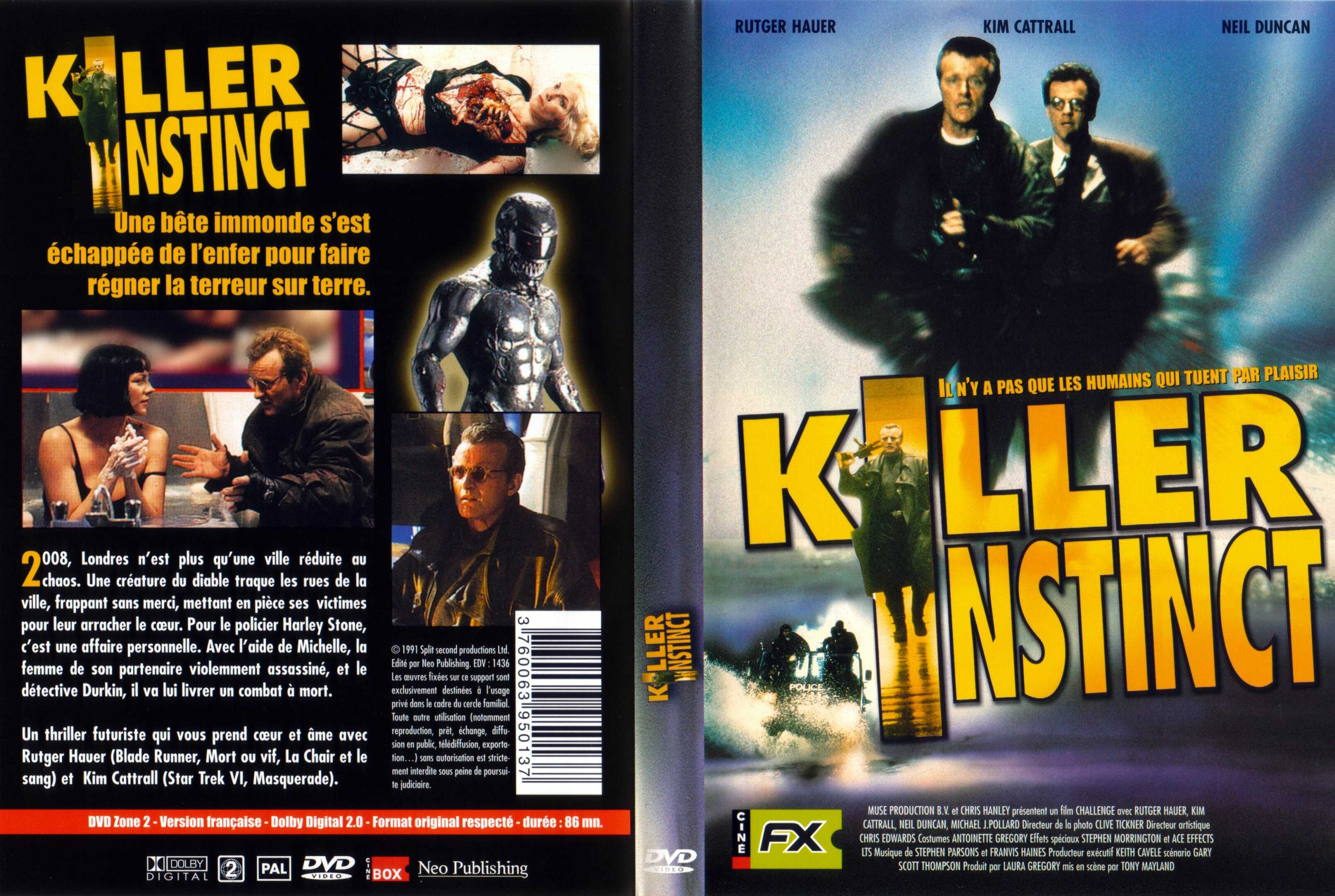 Jaquette DVD Killer instinct