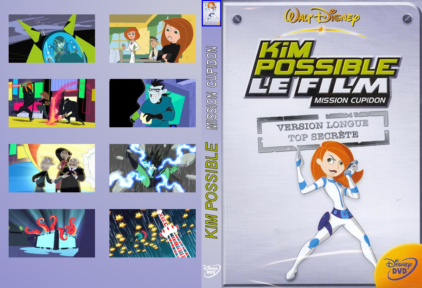 Jaquette DVD Kim Possible le film mission cupidon