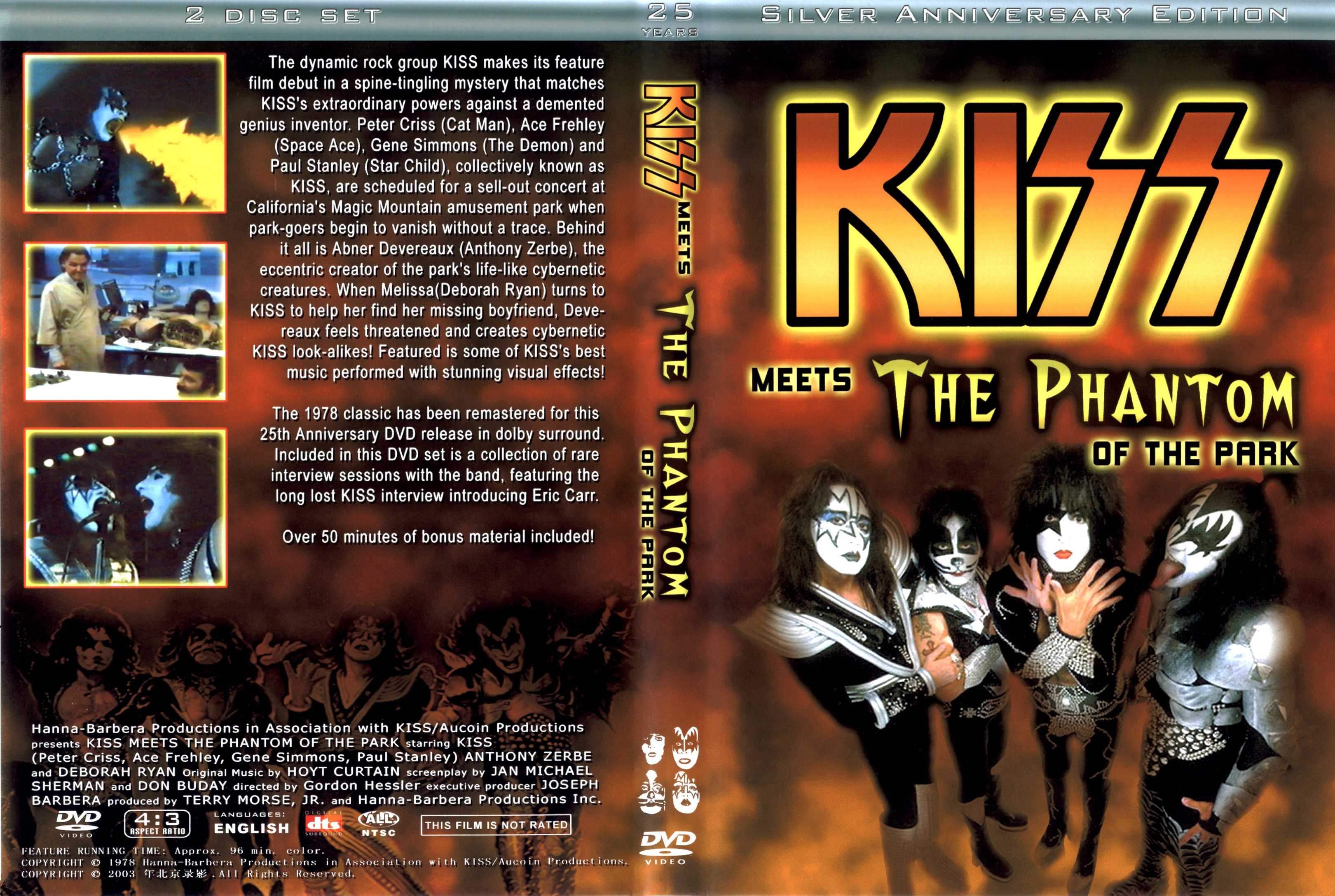 Jaquette DVD Kiss meets the phantom of the park